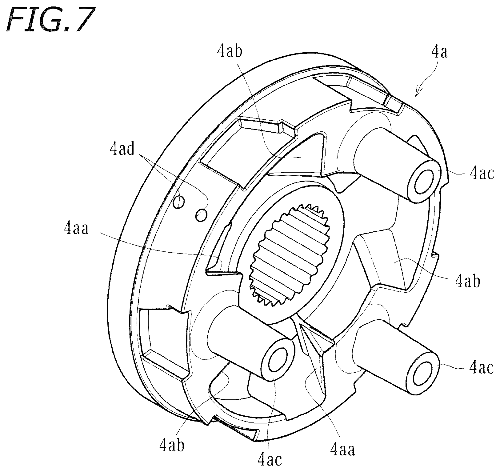 Patent US12092166 Figure 7 – Power transmission apparatus