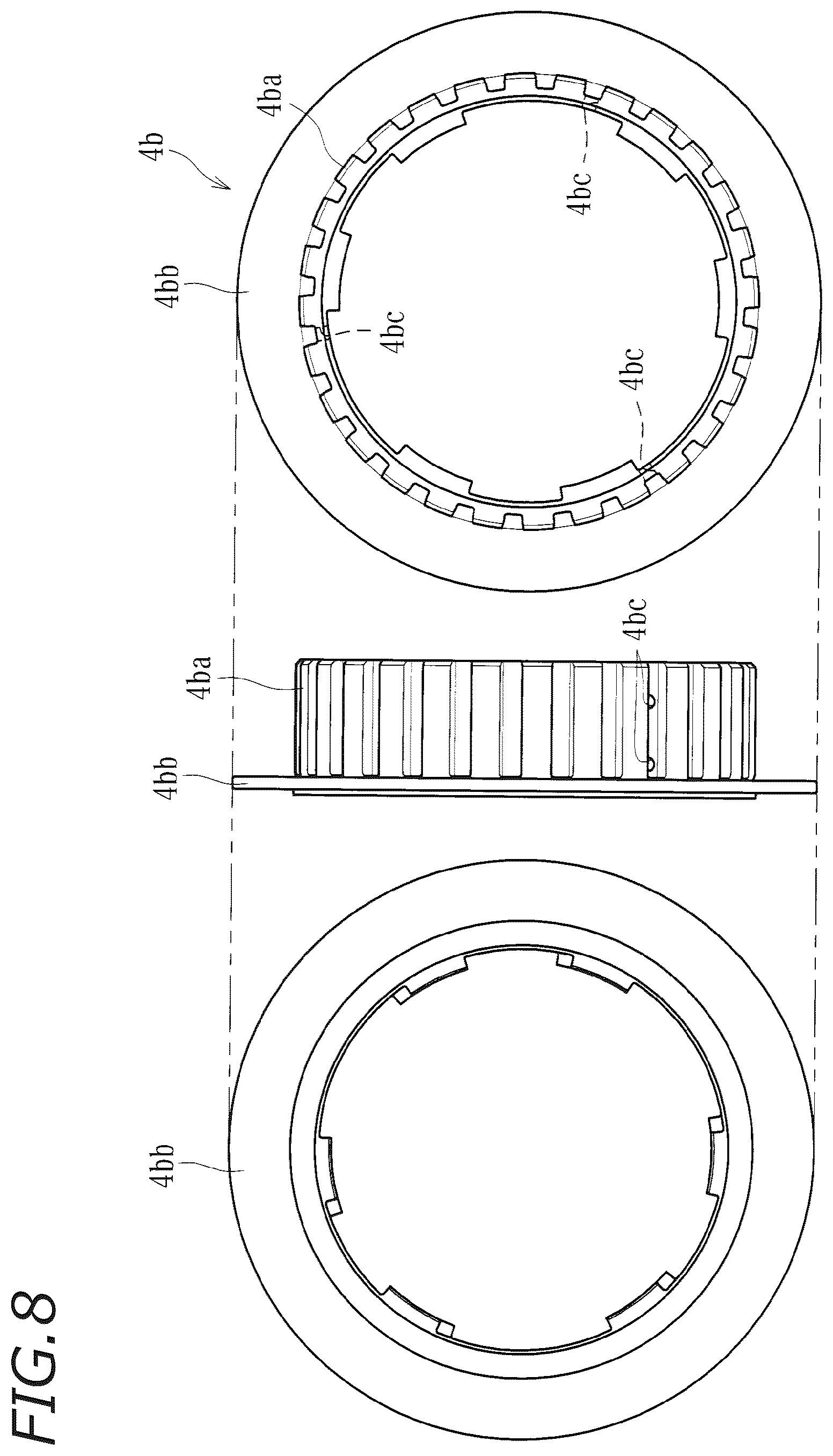 Patent US12092166 Figure 8 – Power transmission apparatus