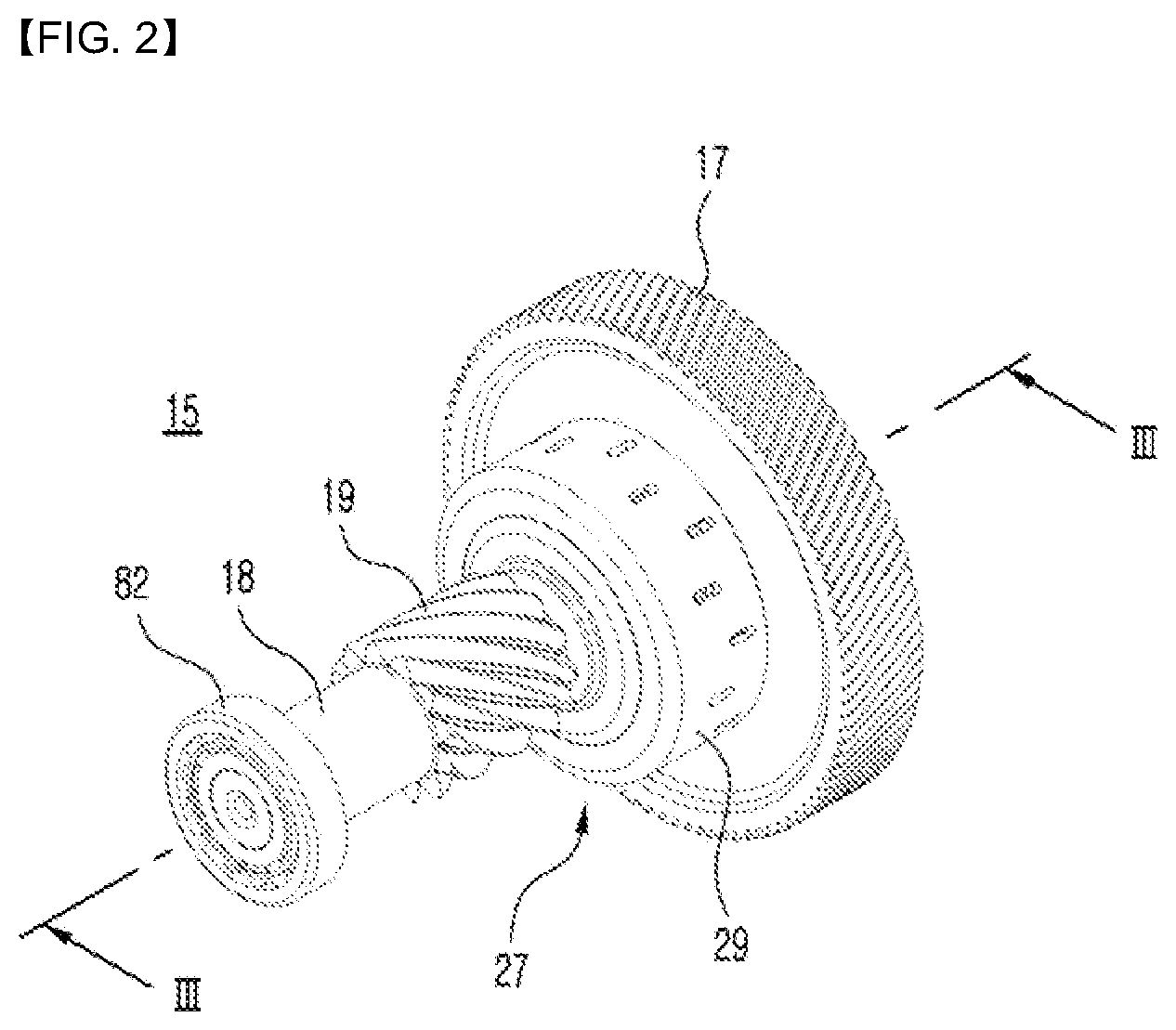 Patent US12092167 Figure 2 – Speed shifting structure of electric driving apparatus for vehicle and electric driving apparatus including same