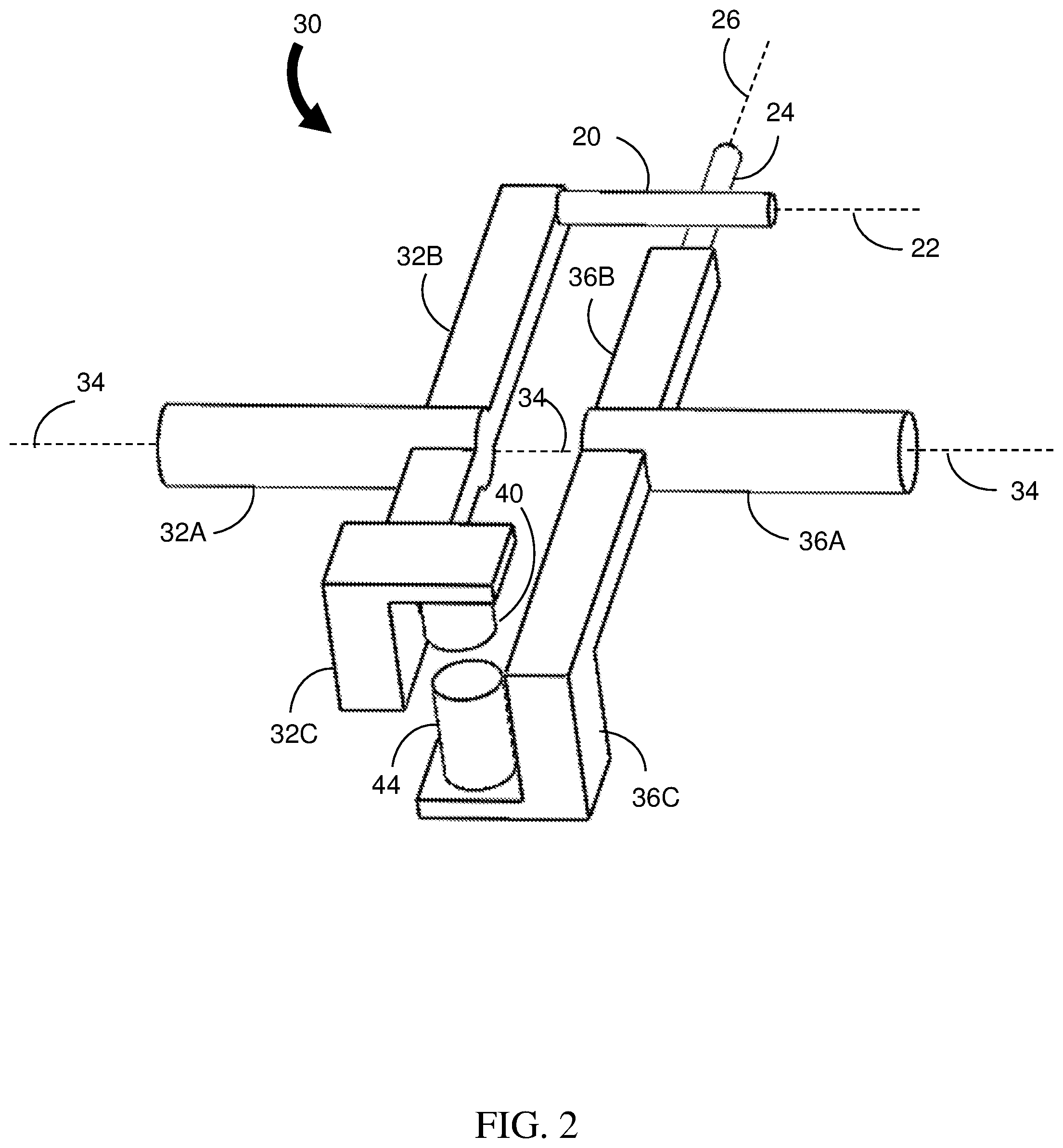 Patent US12092171 Figure 2 – Rotary coupling with magnetic preload