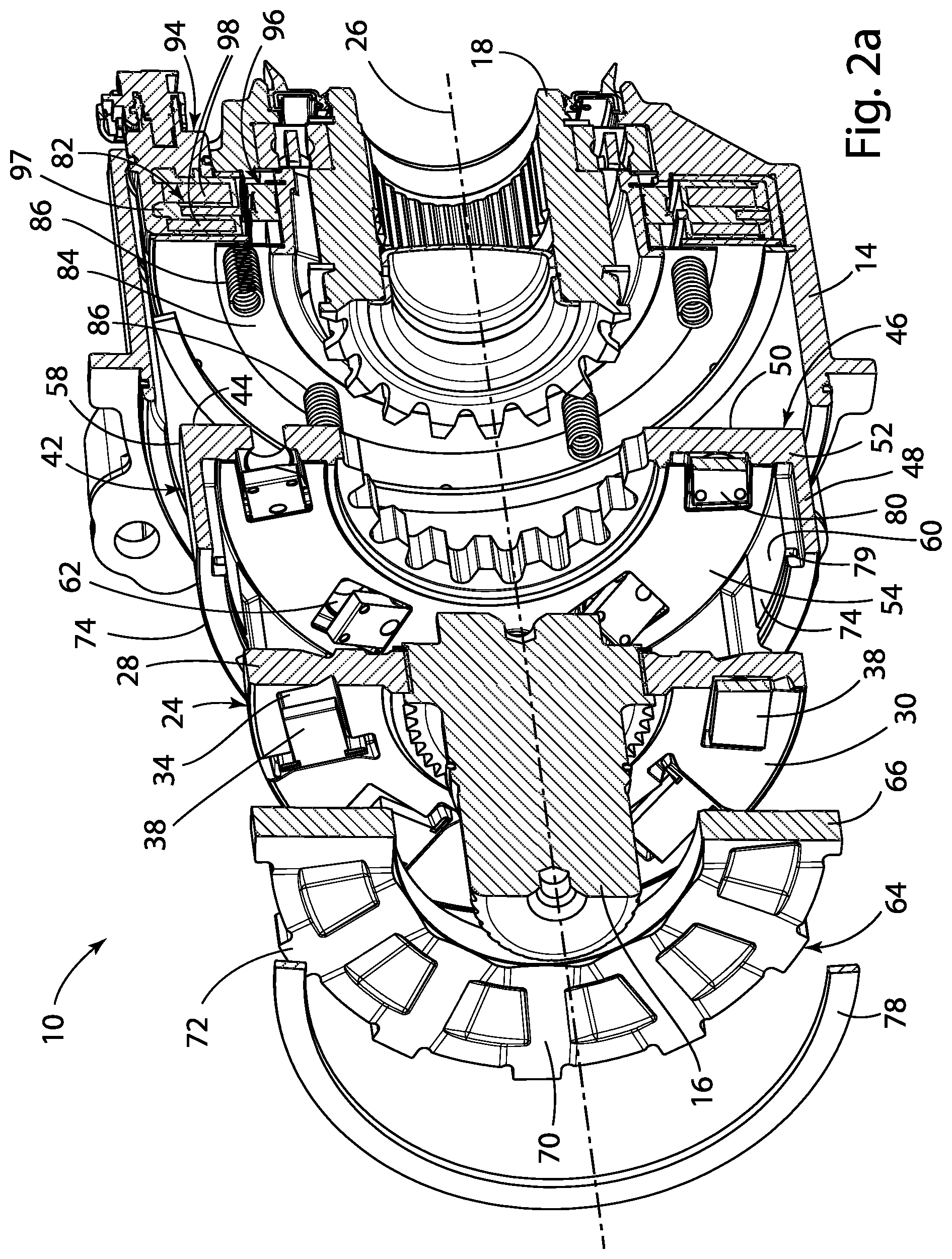 Patent US12092172 Figure 2 – Controllable clutch assembly