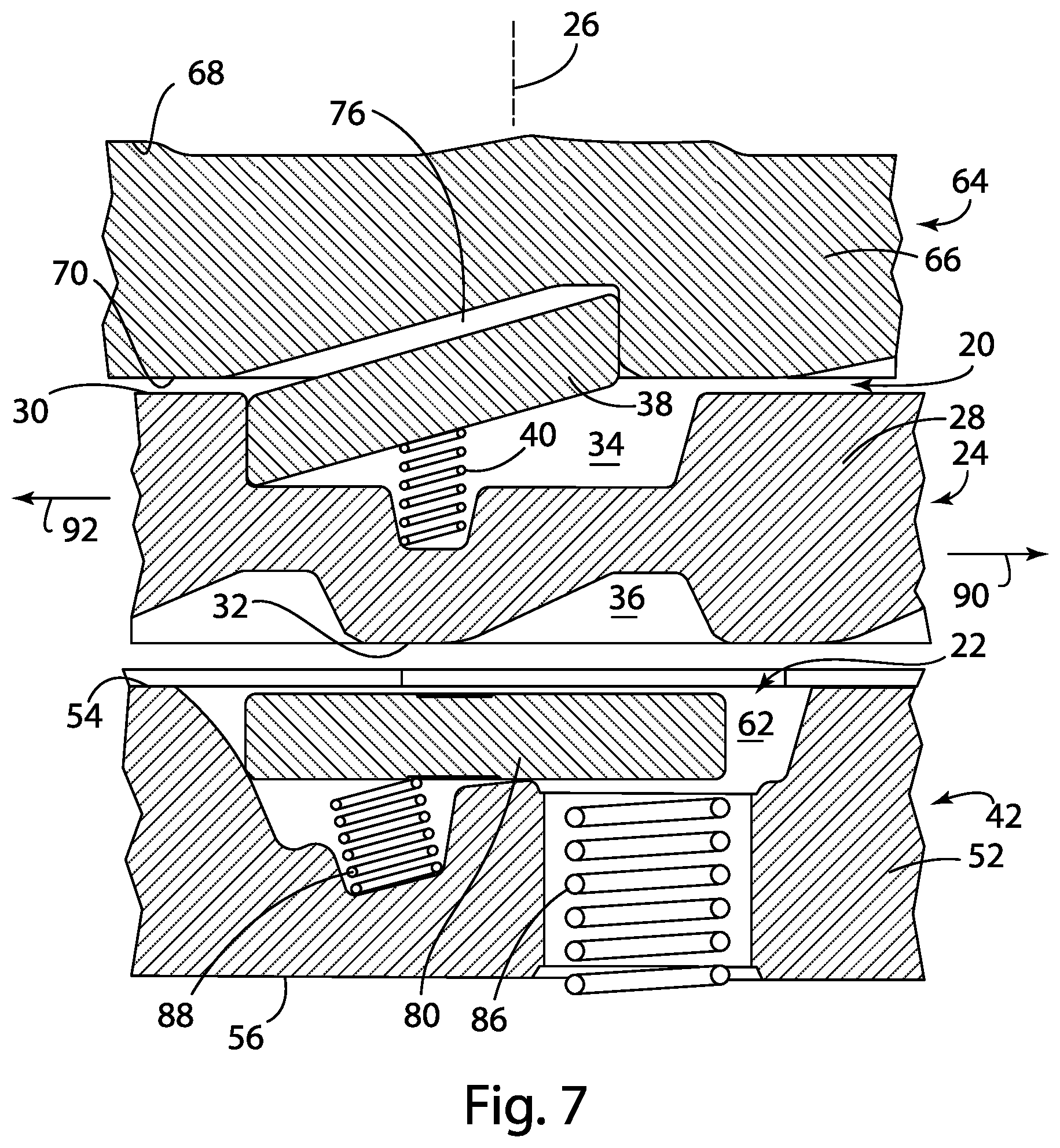 Patent US12092172 Figure 7 – Controllable clutch assembly