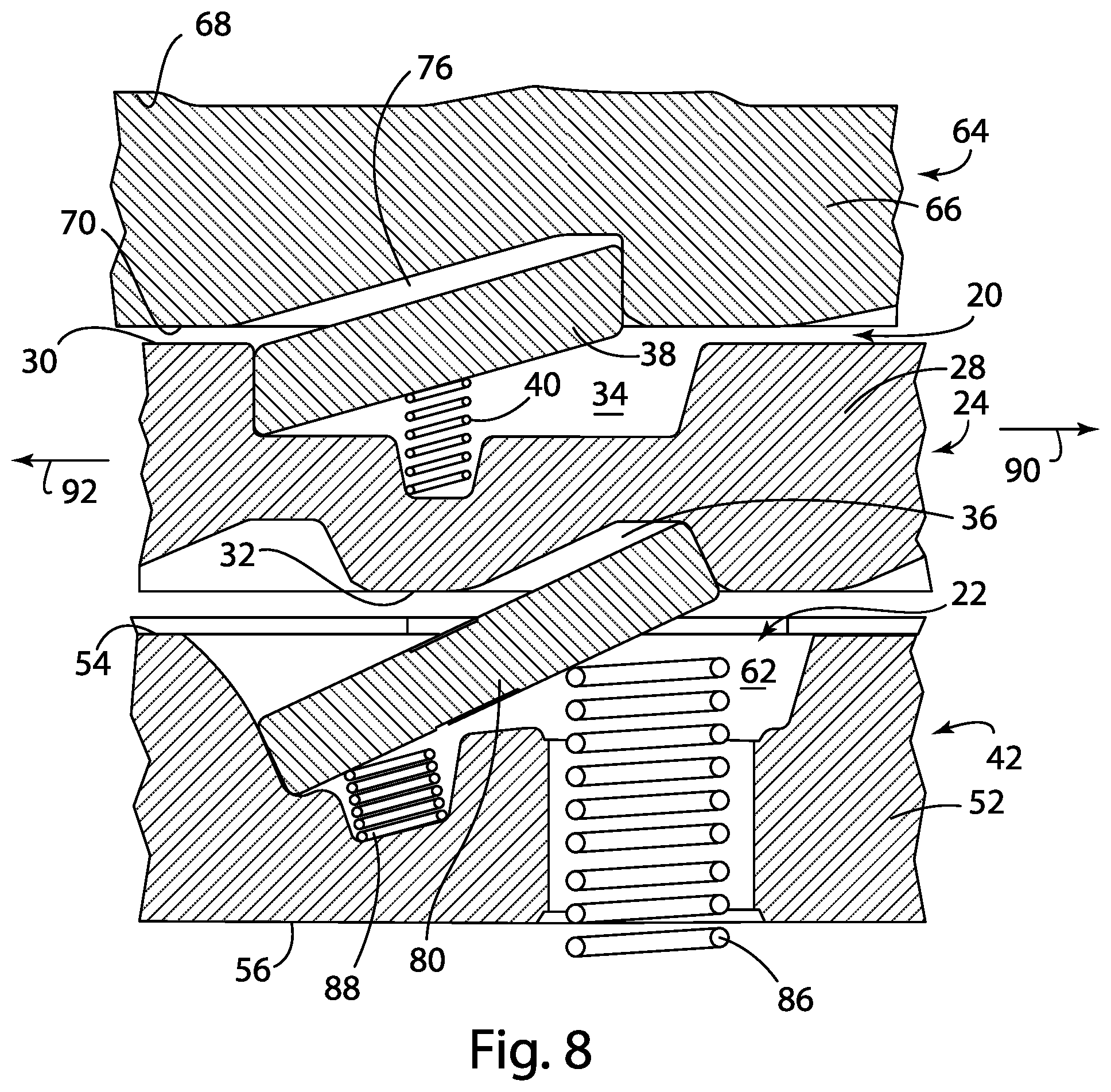 Patent US12092172 Figure 8 – Controllable clutch assembly