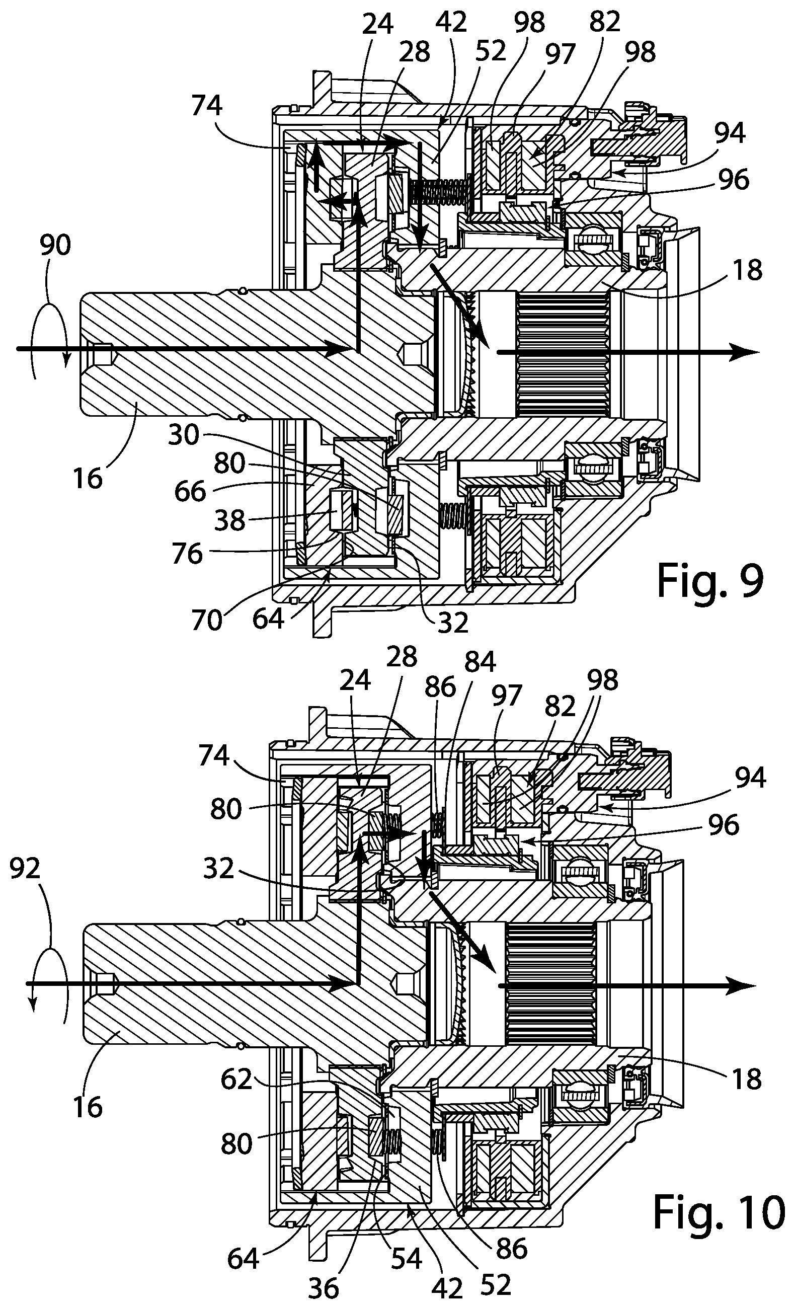 Patent US12092172 Figure 9 – Controllable clutch assembly