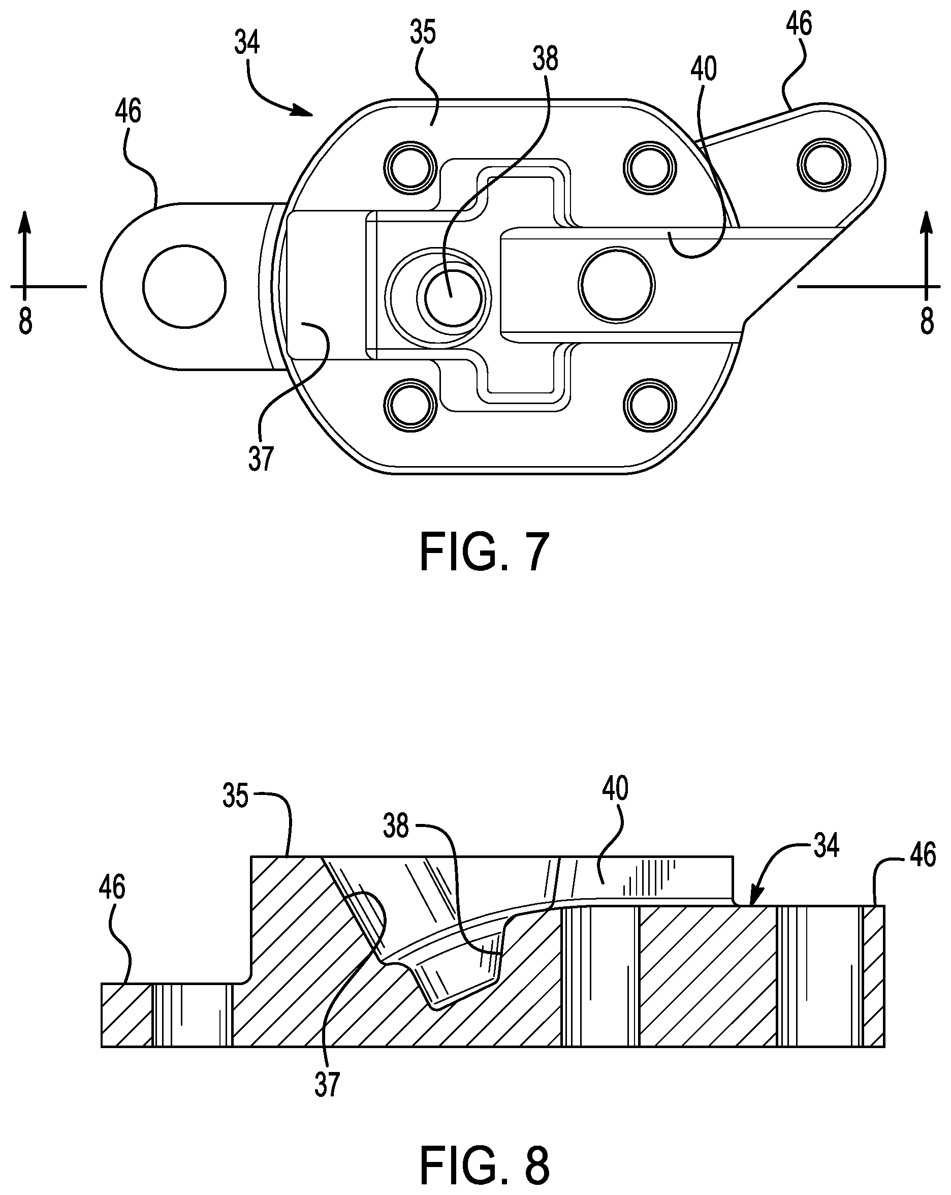 Patent US12092173 Figure 4 – Clutch strut, torque locking mechanism, and clutch assembly