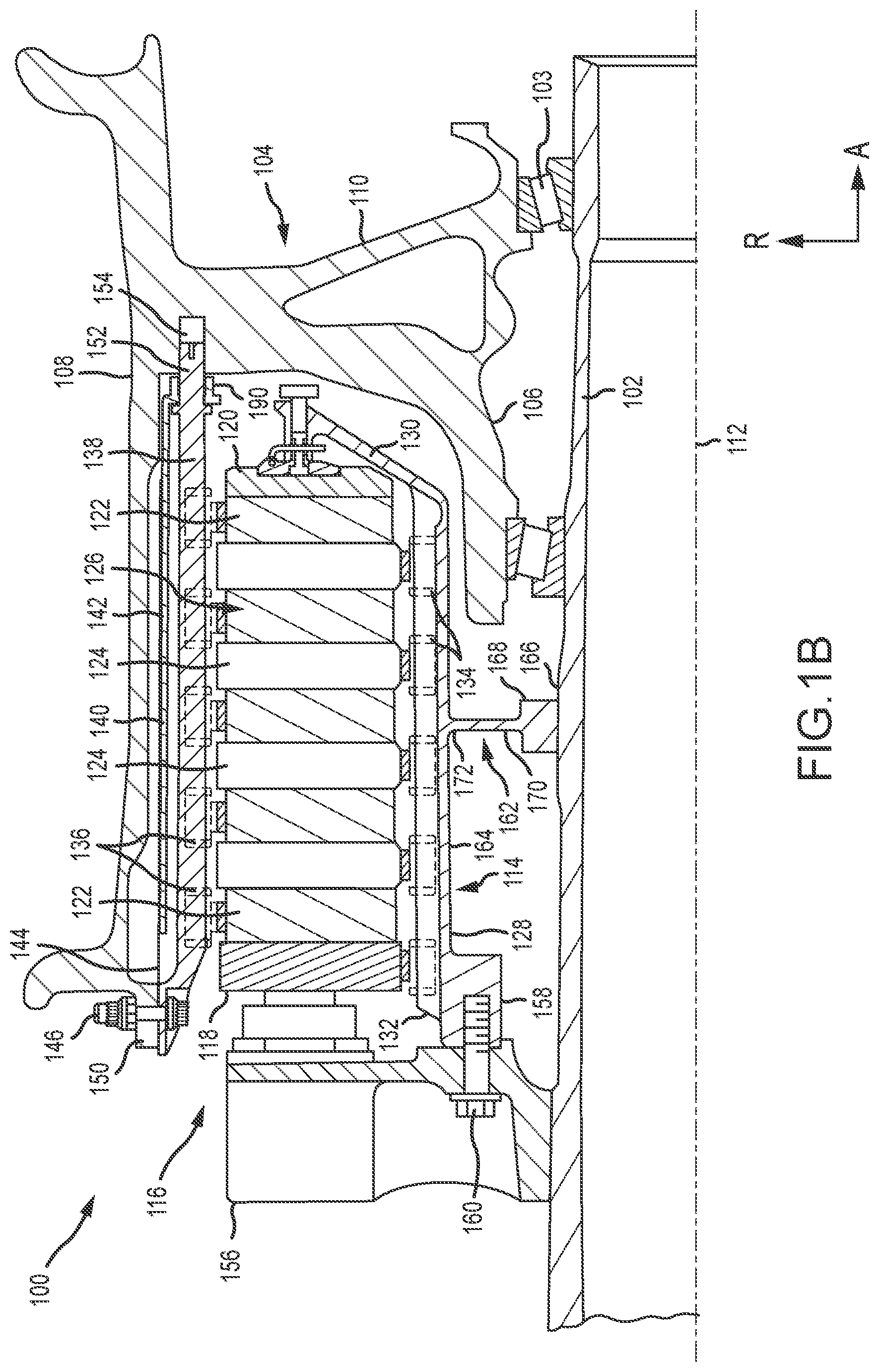 Patent US12092175 Figure 2 – Heat shield assembly with stiffening plate