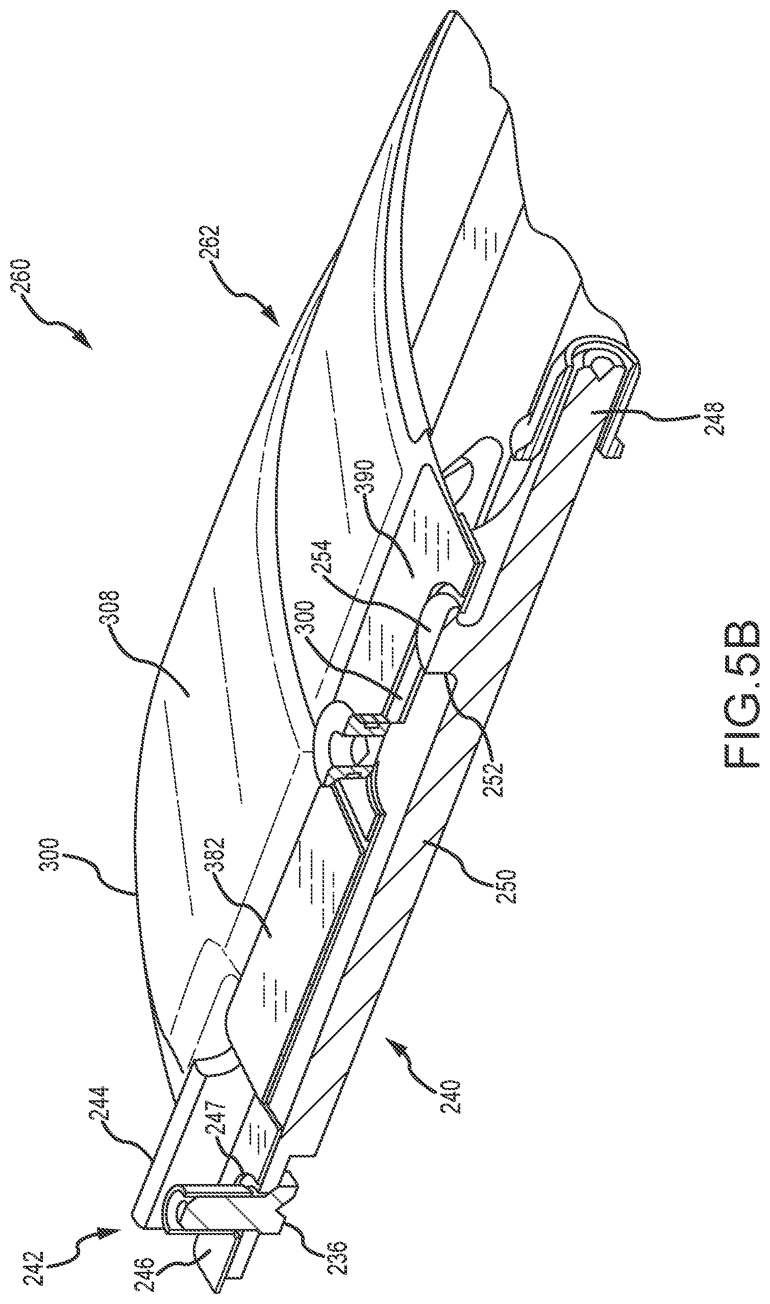 Patent US12092175 Figure 10 – Heat shield assembly with stiffening plate