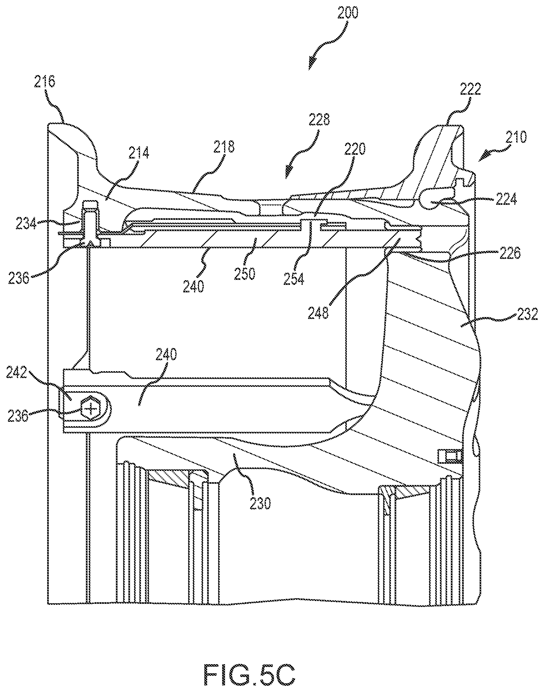 Patent US12092175 Figure 11 – Heat shield assembly with stiffening plate