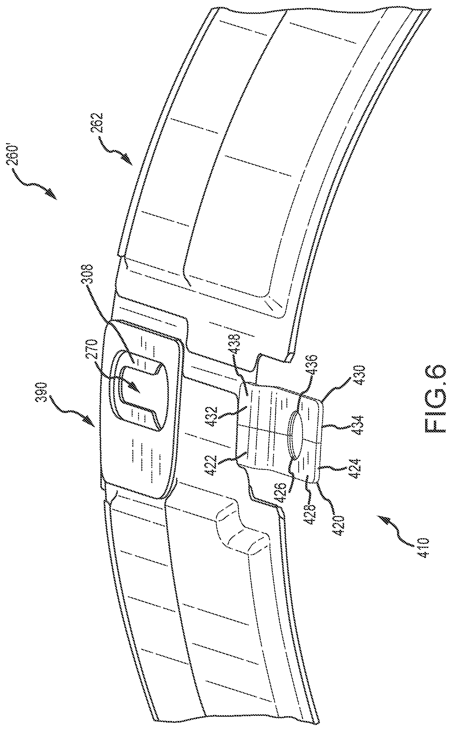 Patent US12092175 Figure 14 – Heat shield assembly with stiffening plate