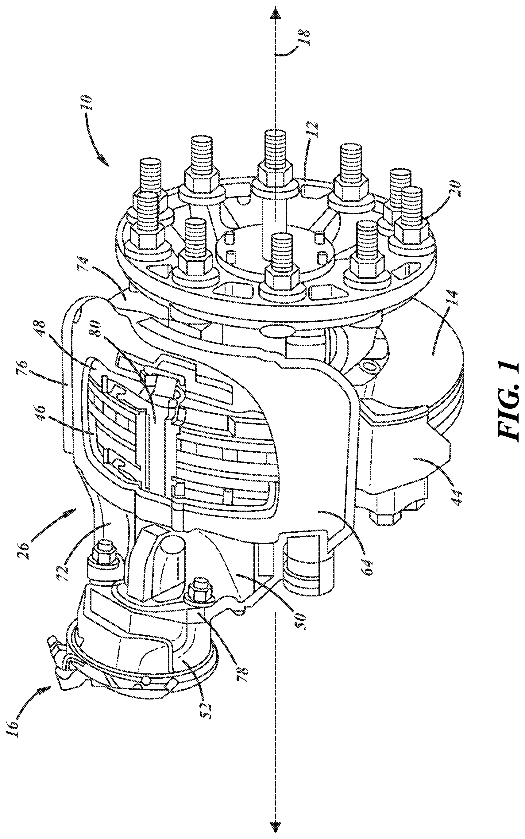 Patent US12092176 Figure 1 – Friction pad carrier for a disc brake