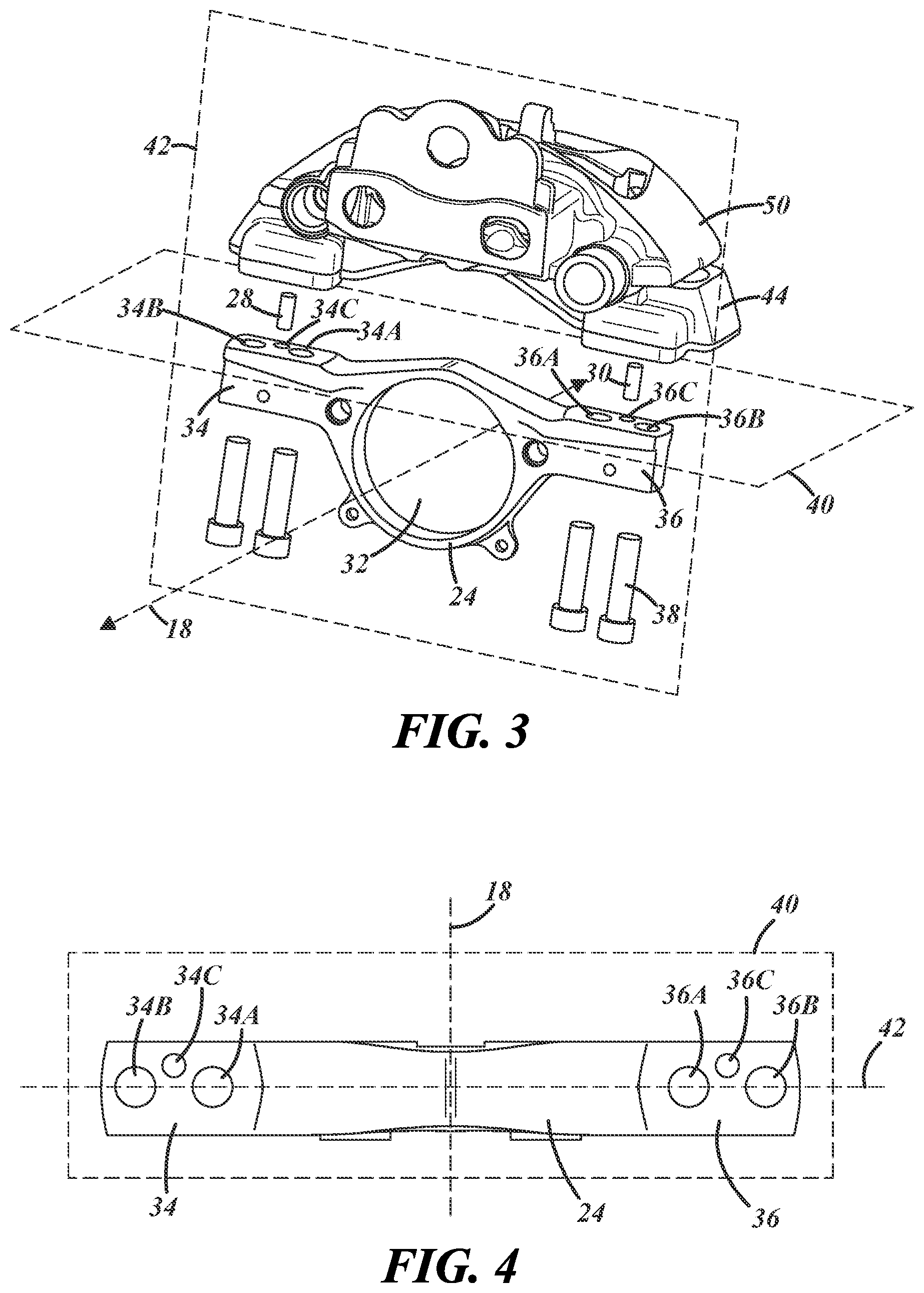 Patent US12092176 Figure 3 – Friction pad carrier for a disc brake