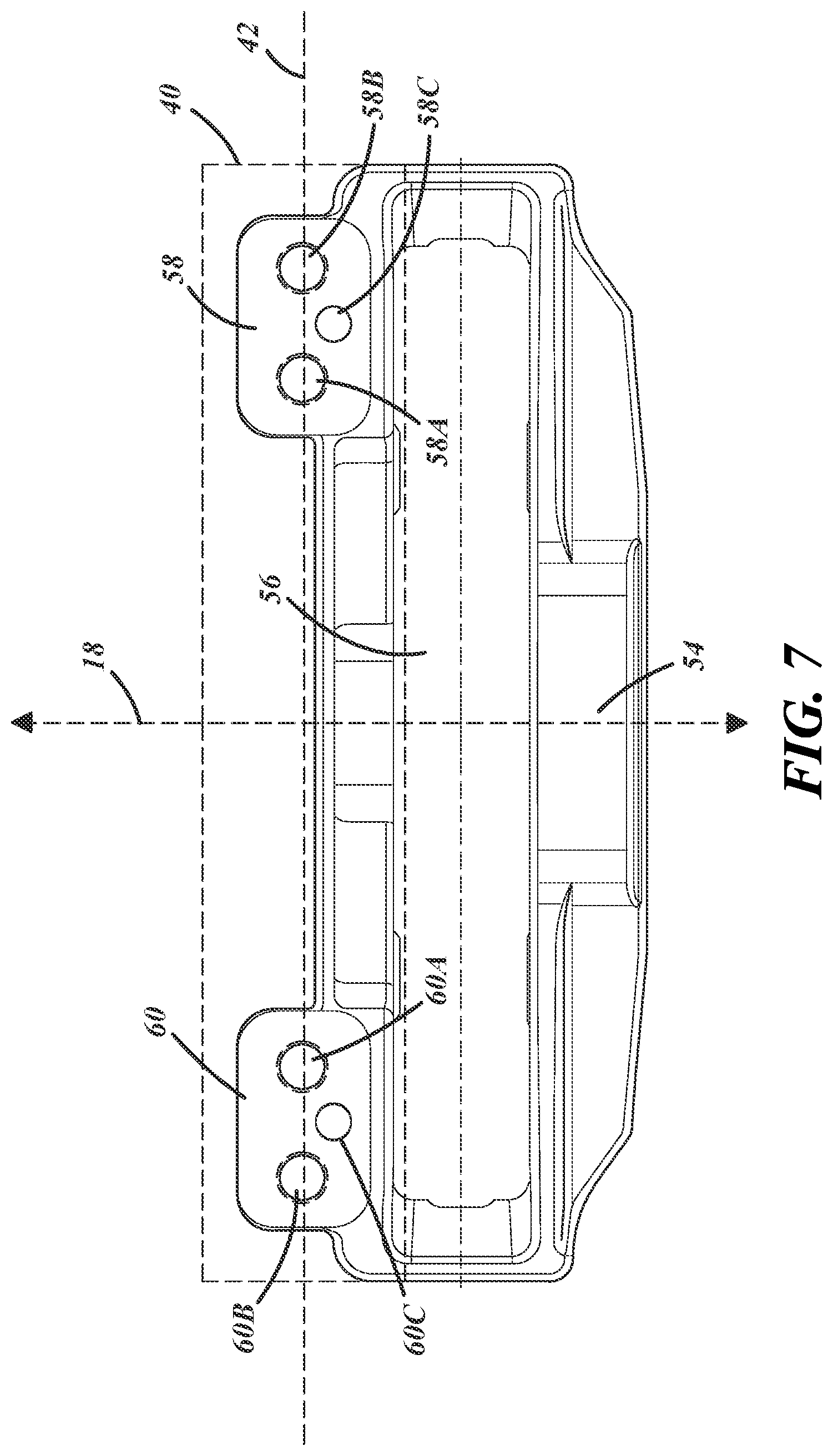 Patent US12092176 Figure 5 – Friction pad carrier for a disc brake