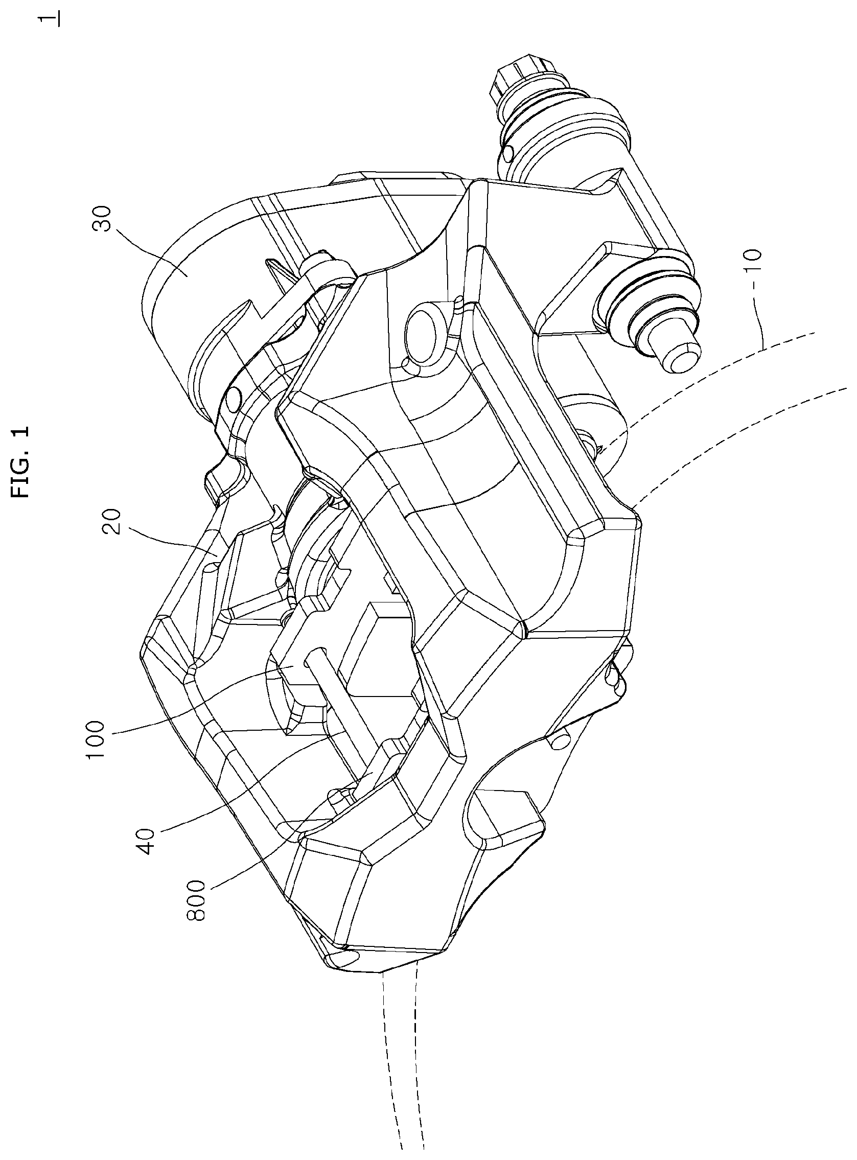 Patent US12092177 Figure 1 – Brake apparatus for vehicle