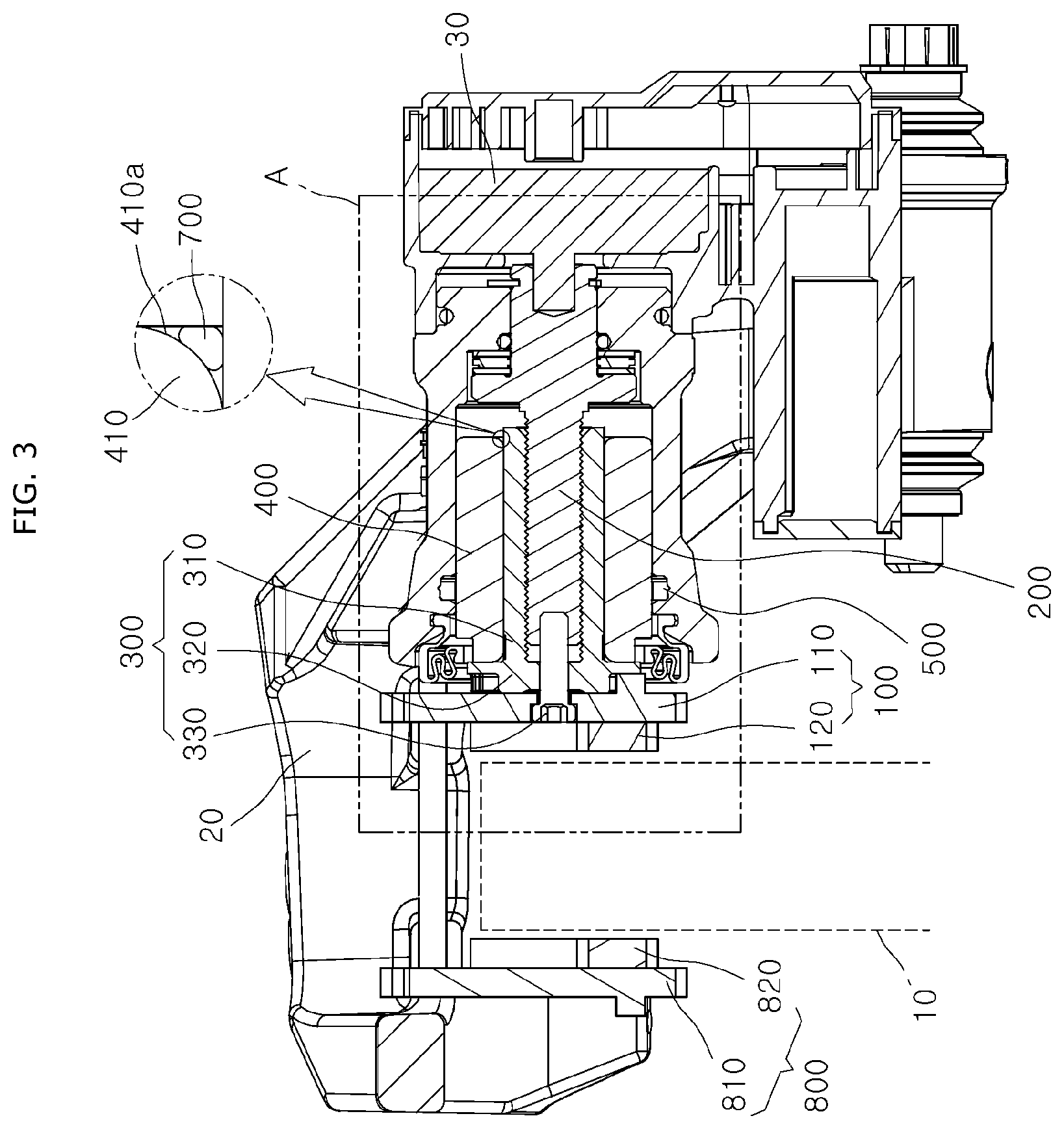 Patent US12092177 Figure 3 – Brake apparatus for vehicle