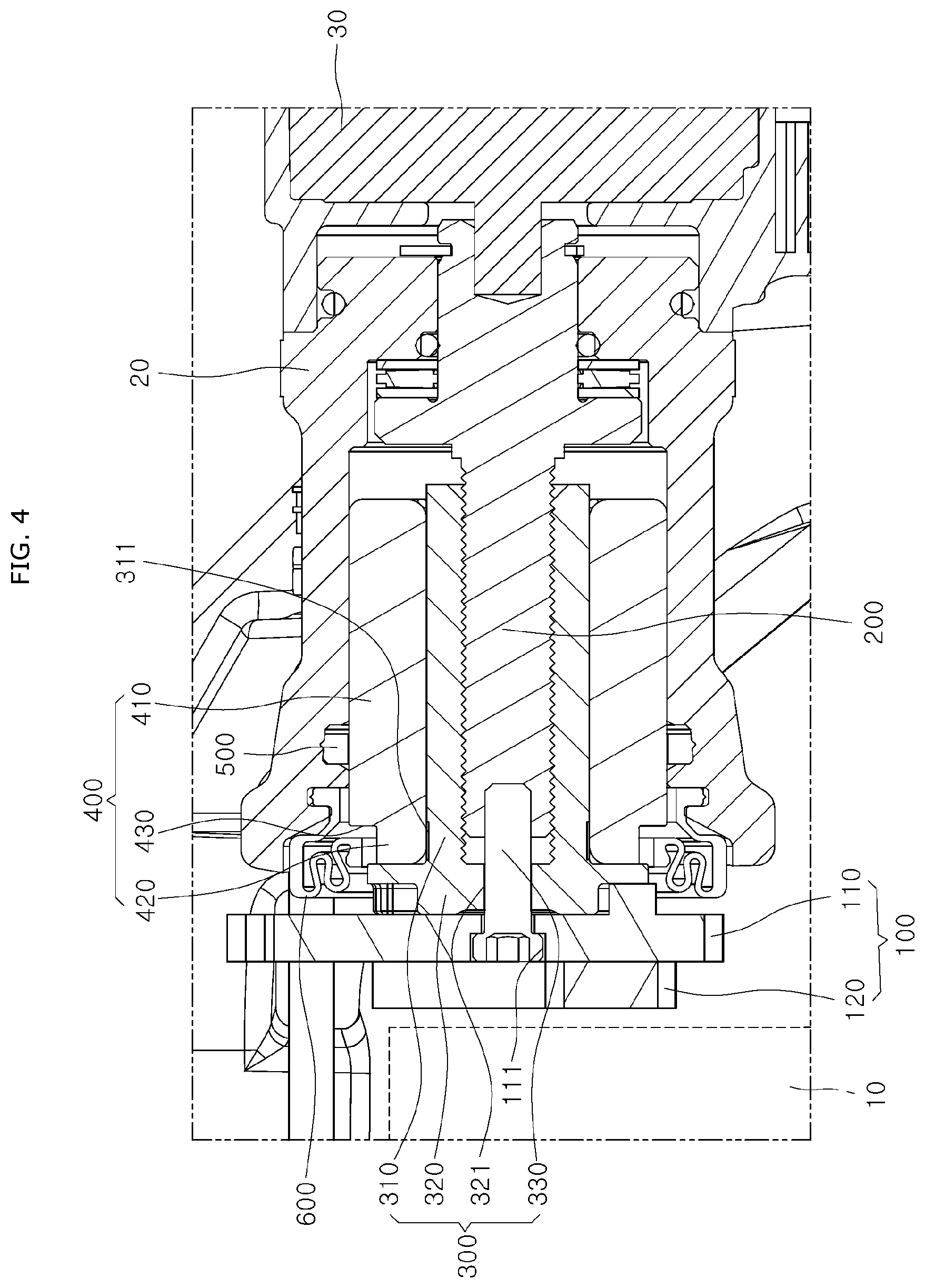 Patent US12092177 Figure 4 – Brake apparatus for vehicle