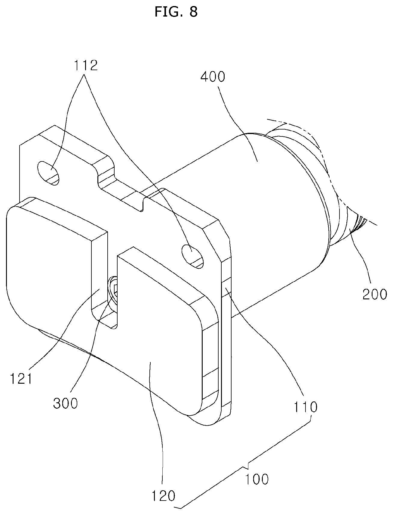 Patent US12092177 Figure 8 – Brake apparatus for vehicle