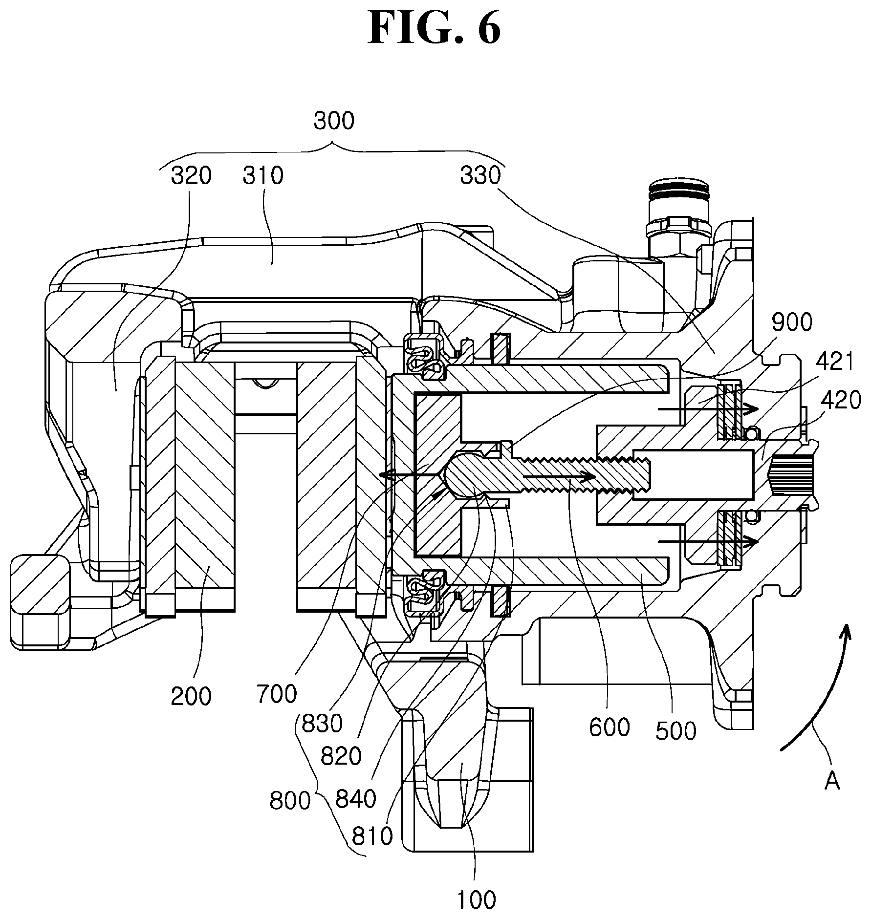 Patent US12092178 Figure 6 – Brake apparatus for vehicle