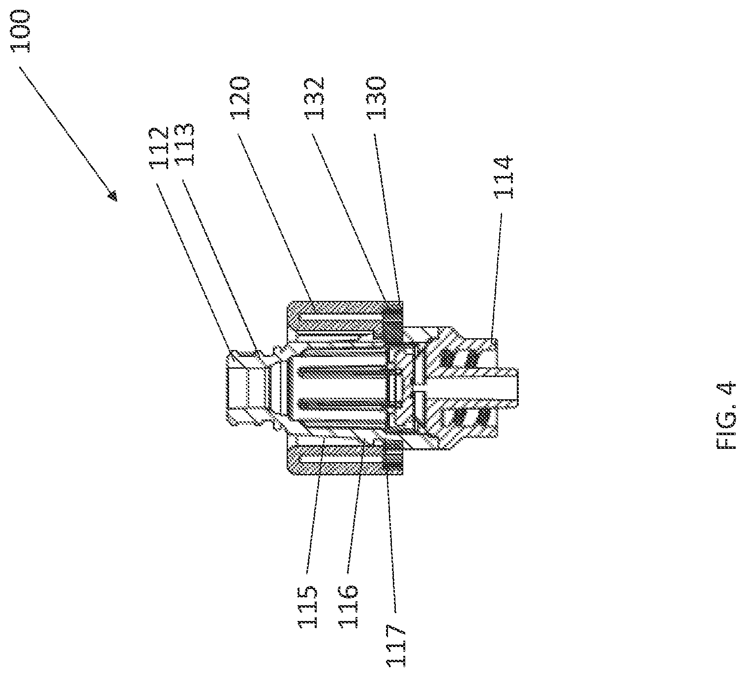 Patent US12092180 Figure 4 – Torque limiting connector