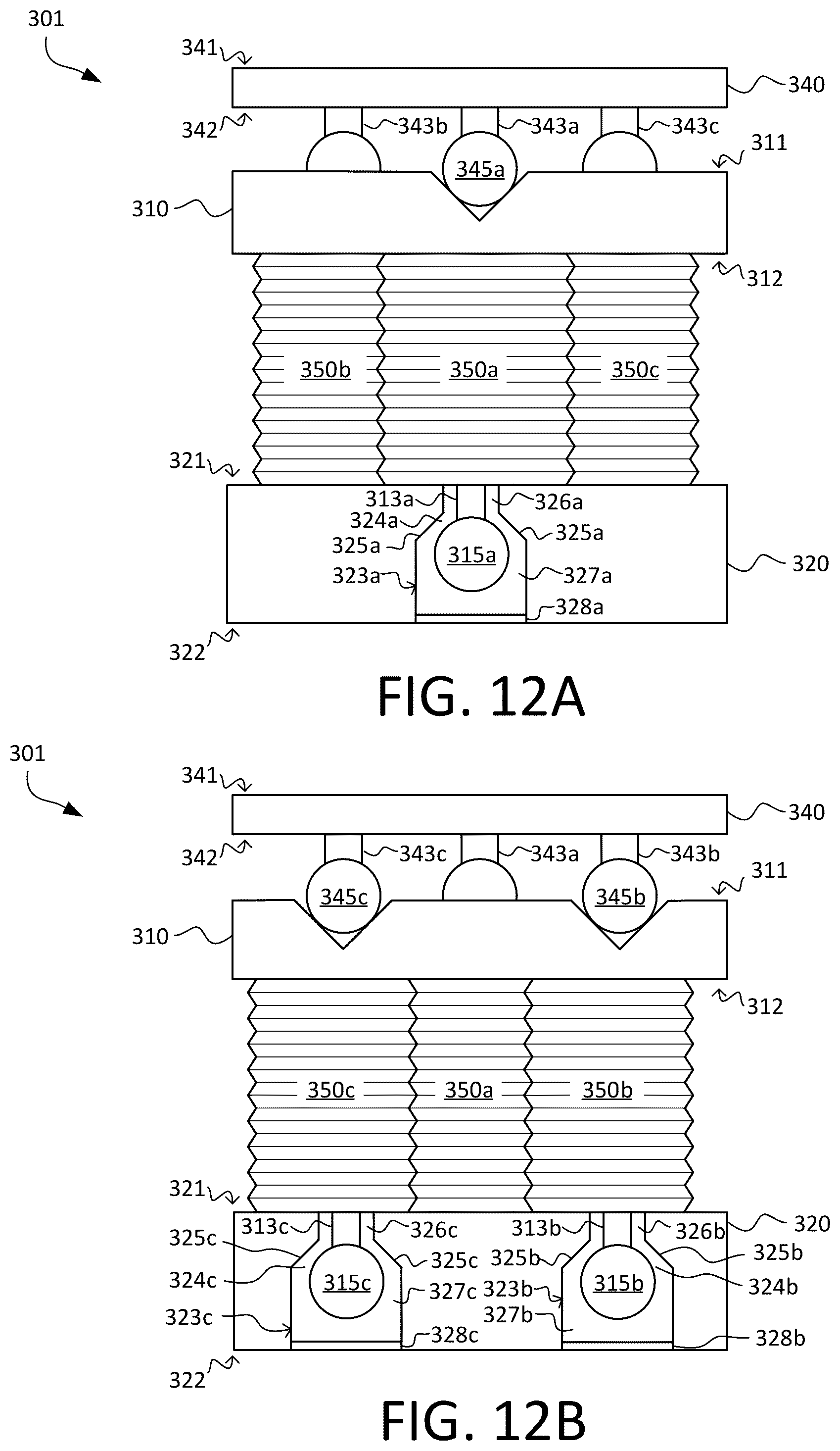 Patent US12092183 Figure 12 – Spring mechanism for self-lock and centering during loading