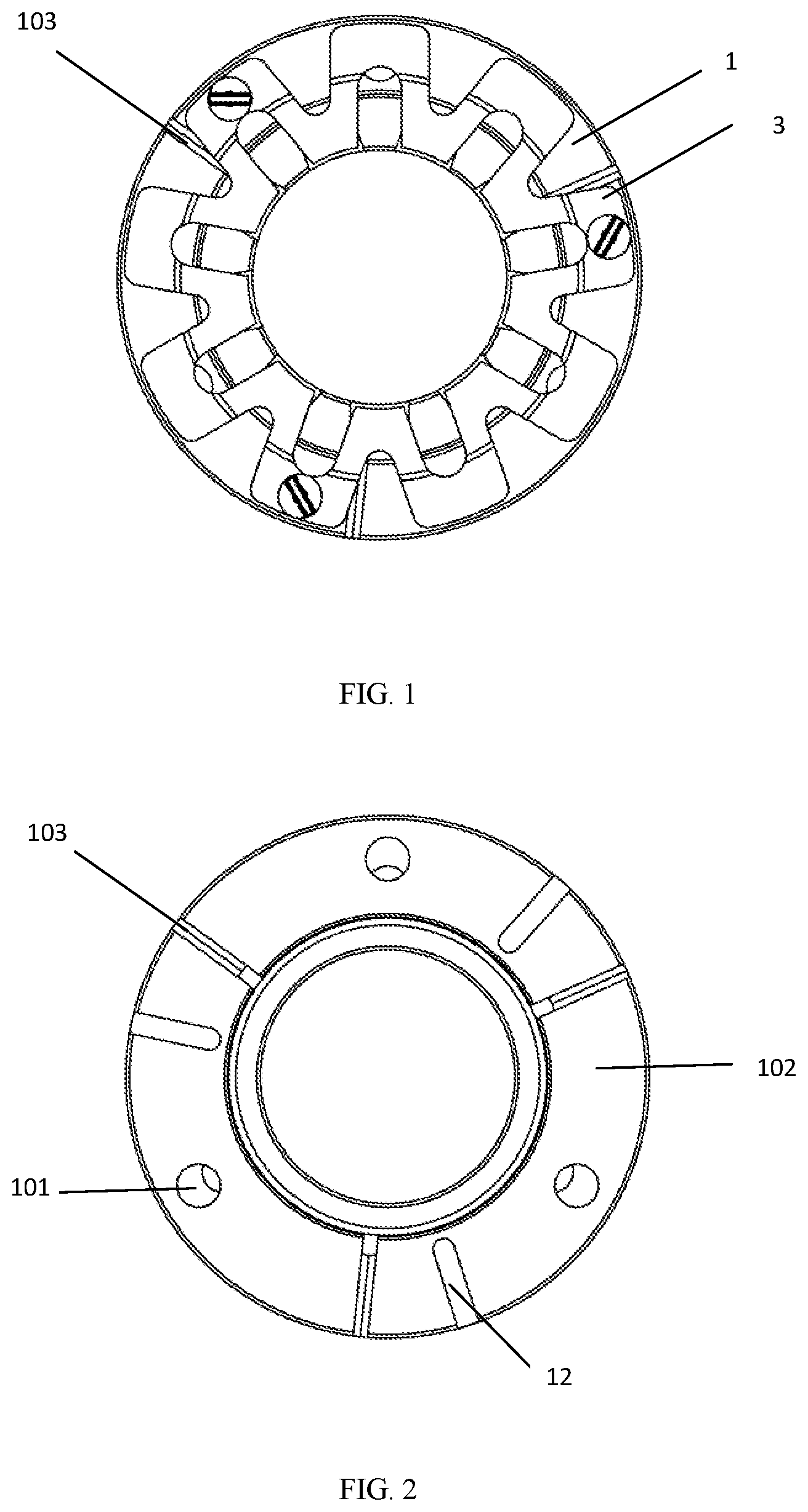 Patent US12092190 Figure 1 – Displacement planetary carrier system and planetary transmission device thereof