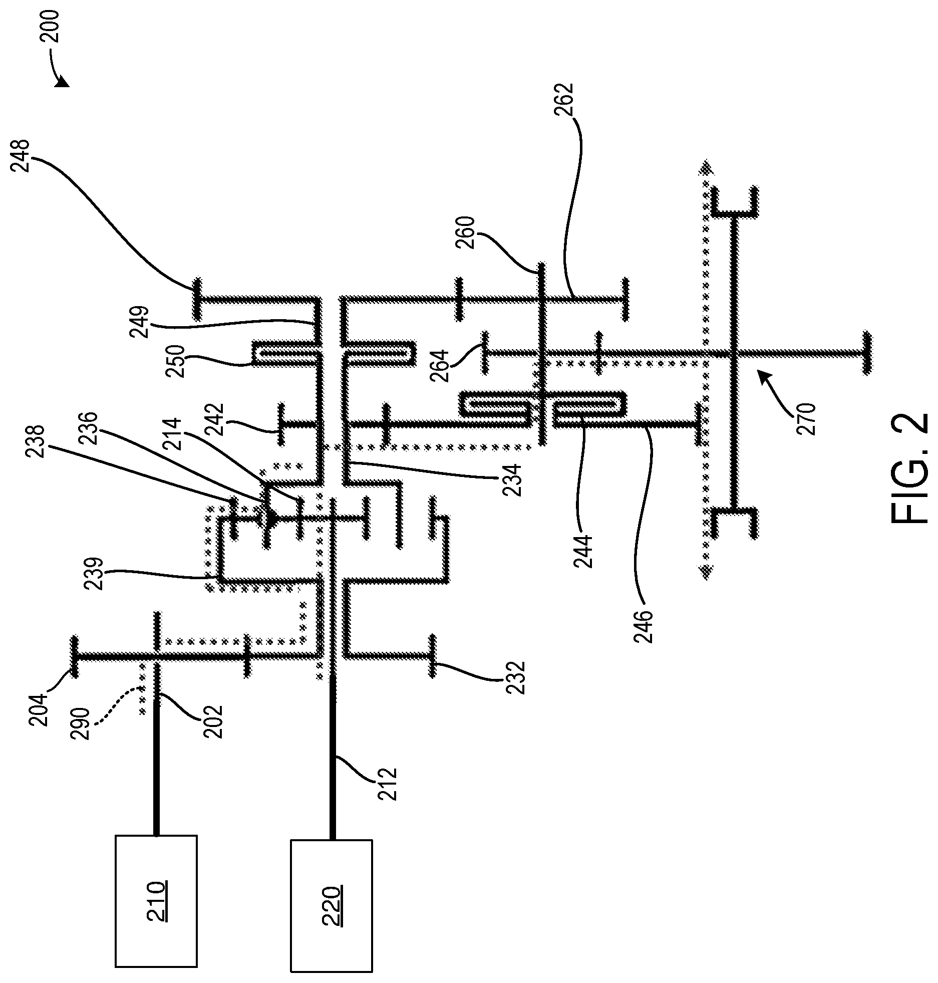 Patent US12092194 Figure 2 – Systems and method for an electric powertrain