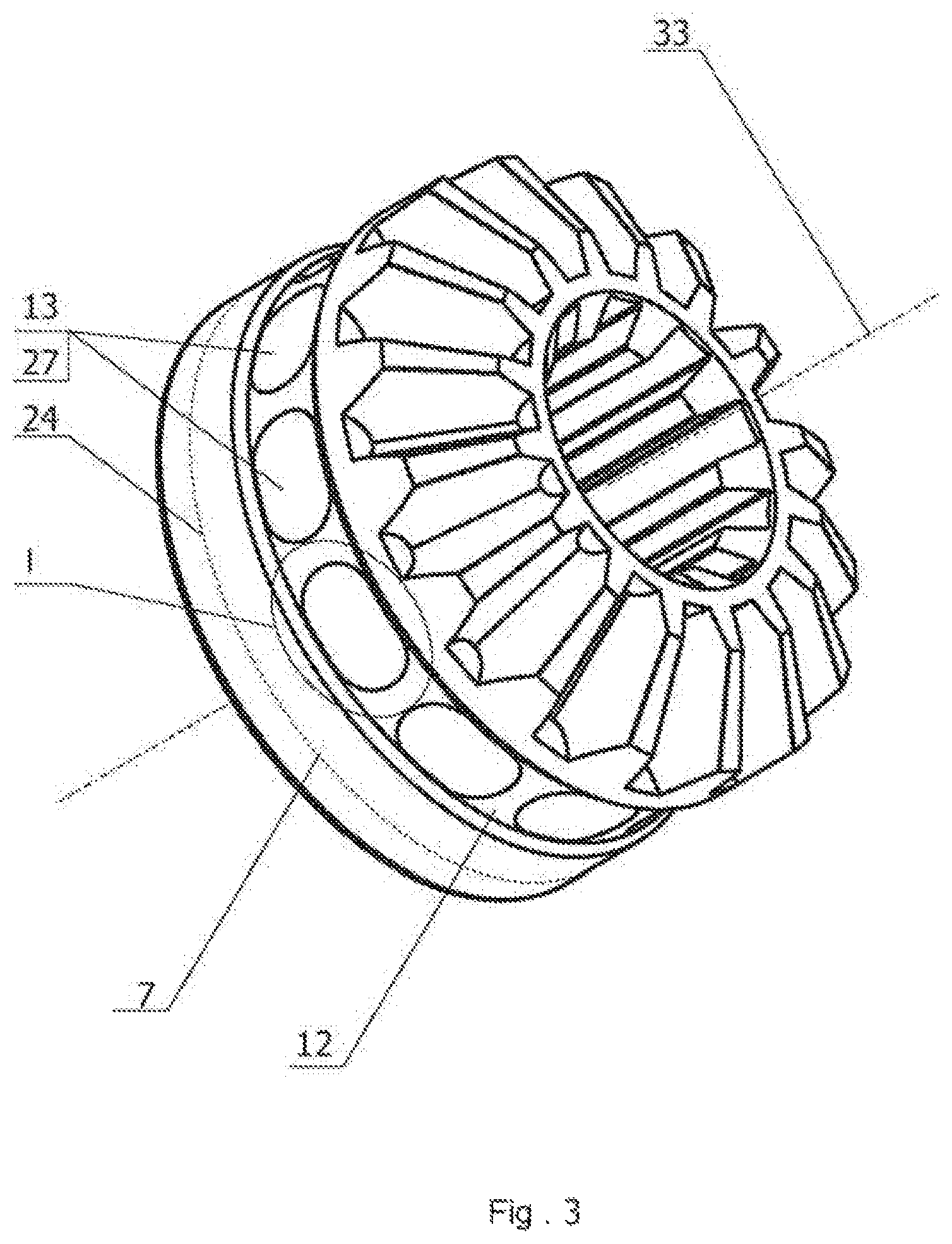 Patent US12092195 Figure 3 – Vehicle differential locking device