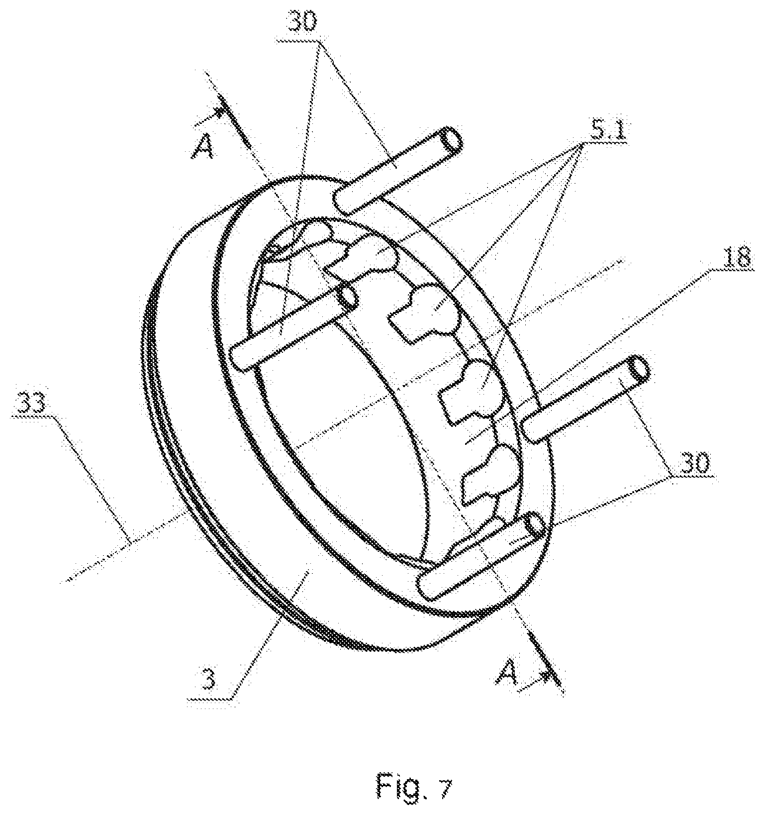 Patent US12092195 Figure 6 – Vehicle differential locking device