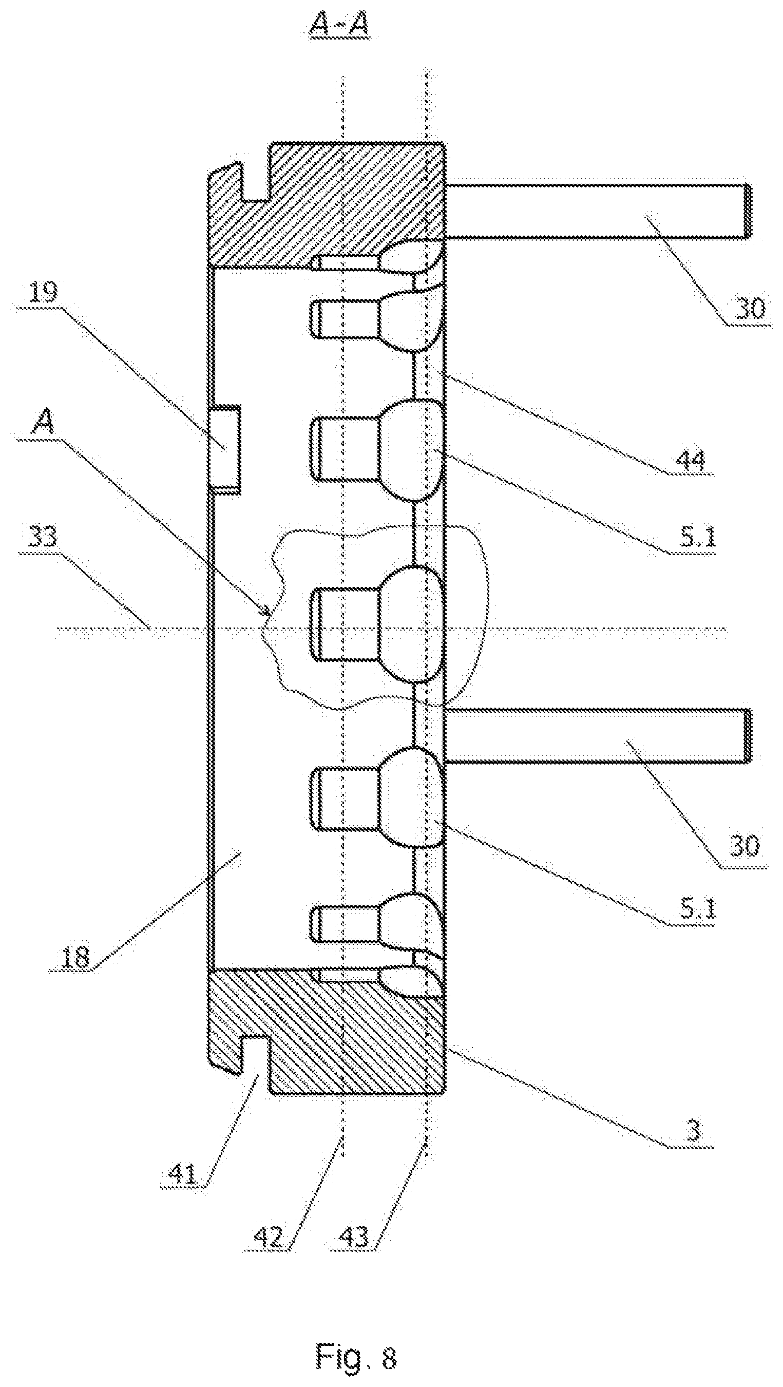 Patent US12092195 Figure 7 – Vehicle differential locking device