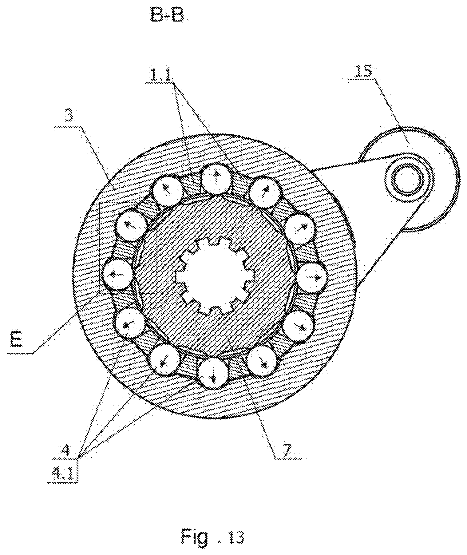 Patent US12092195 Figure 12 – Vehicle differential locking device