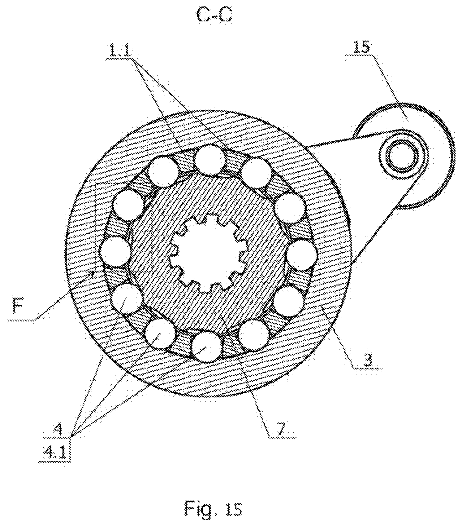 Patent US12092195 Figure 14 – Vehicle differential locking device