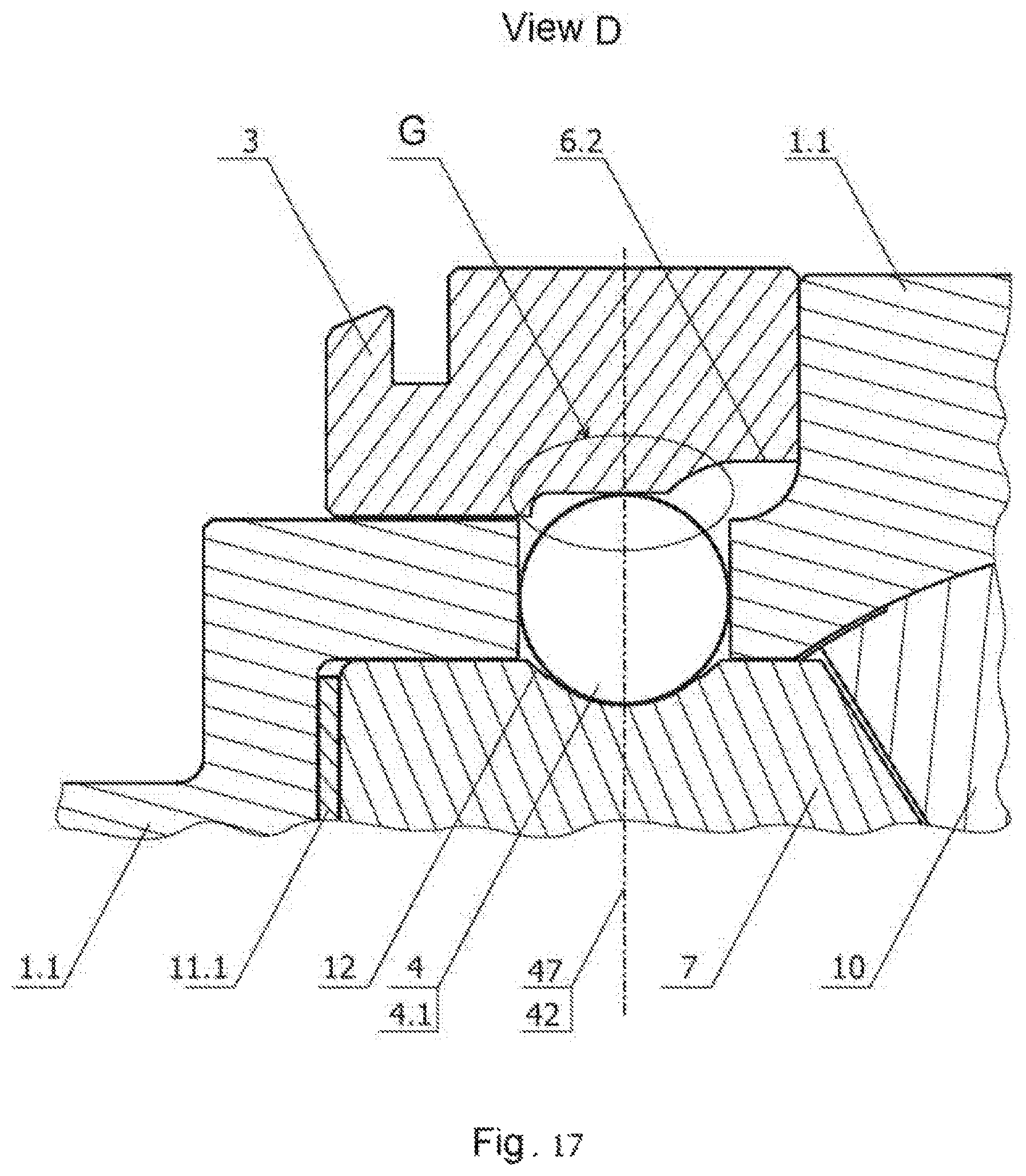 Patent US12092195 Figure 16 – Vehicle differential locking device