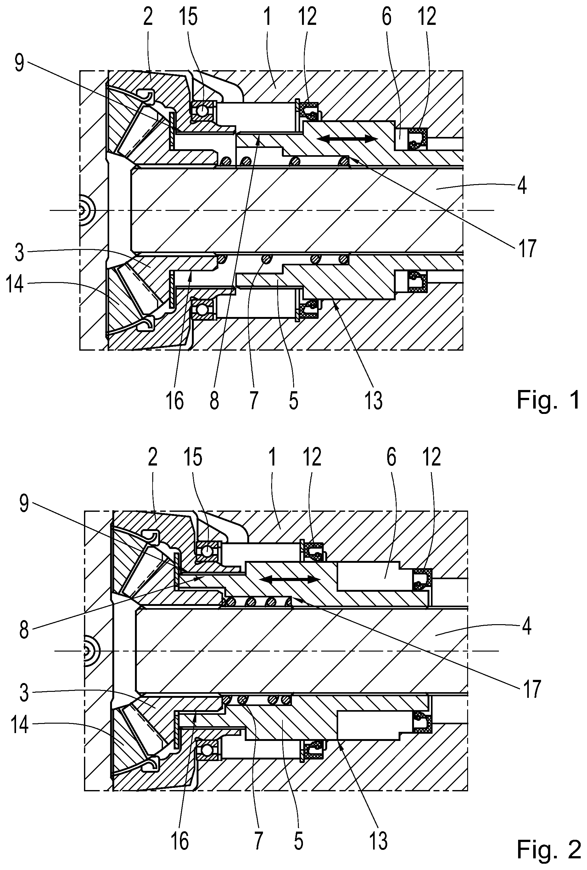 Patent US12092196 Figure 1 – Differential lock for locking compensating movements in a differential gear