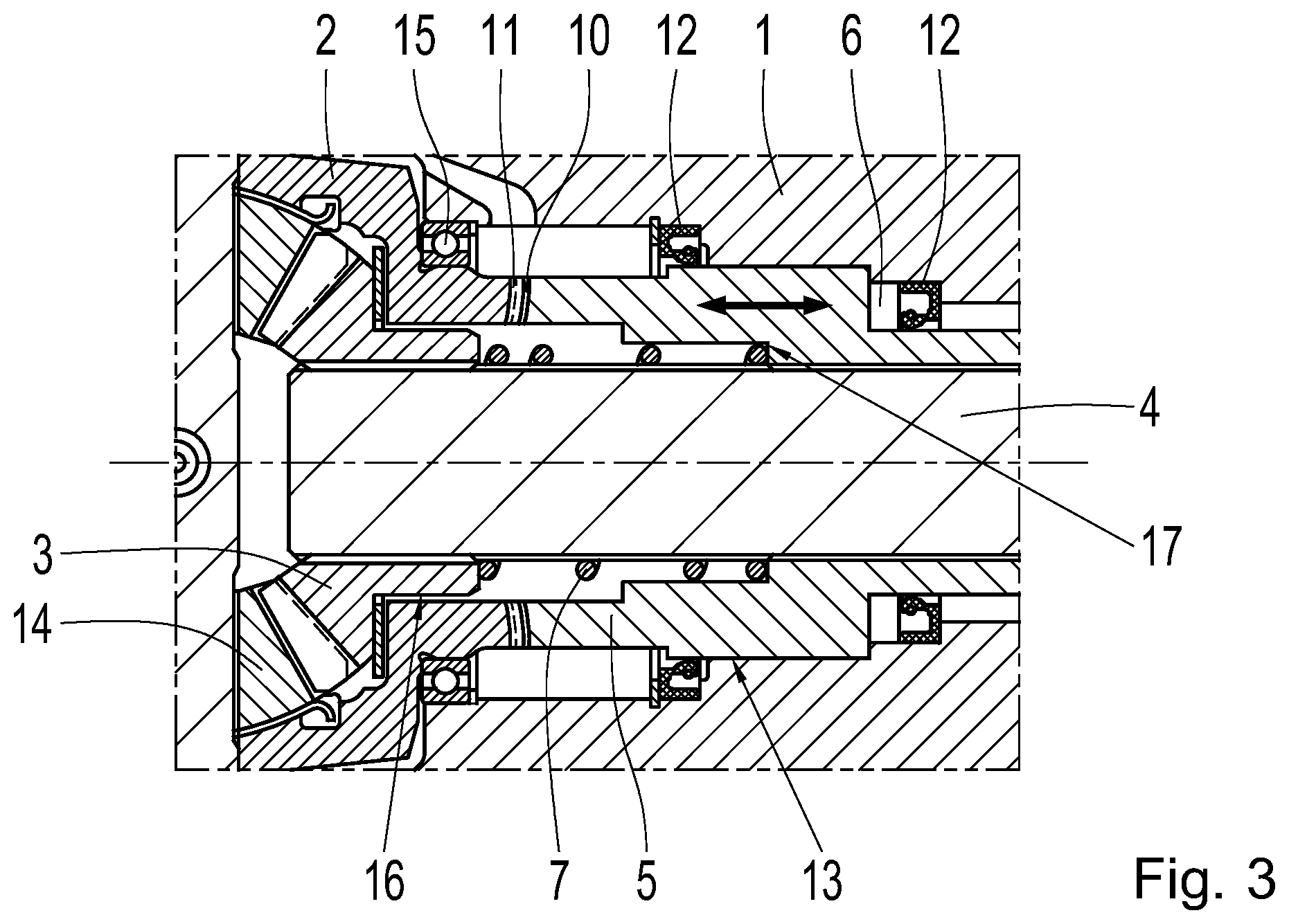 Patent US12092196 Figure 2 – Differential lock for locking compensating movements in a differential gear