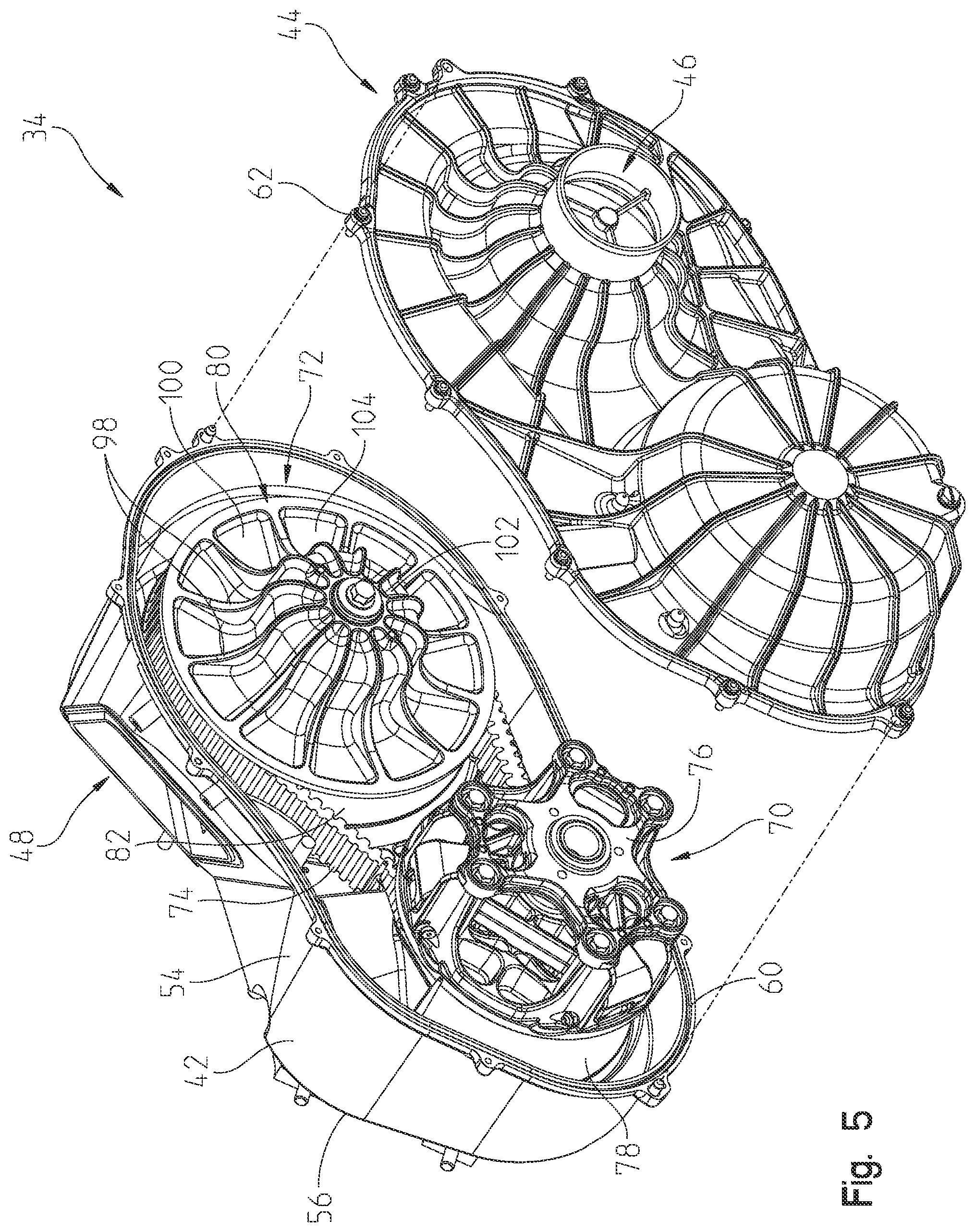 Patent US12092198 Figure 7 – Continuously variable transmission