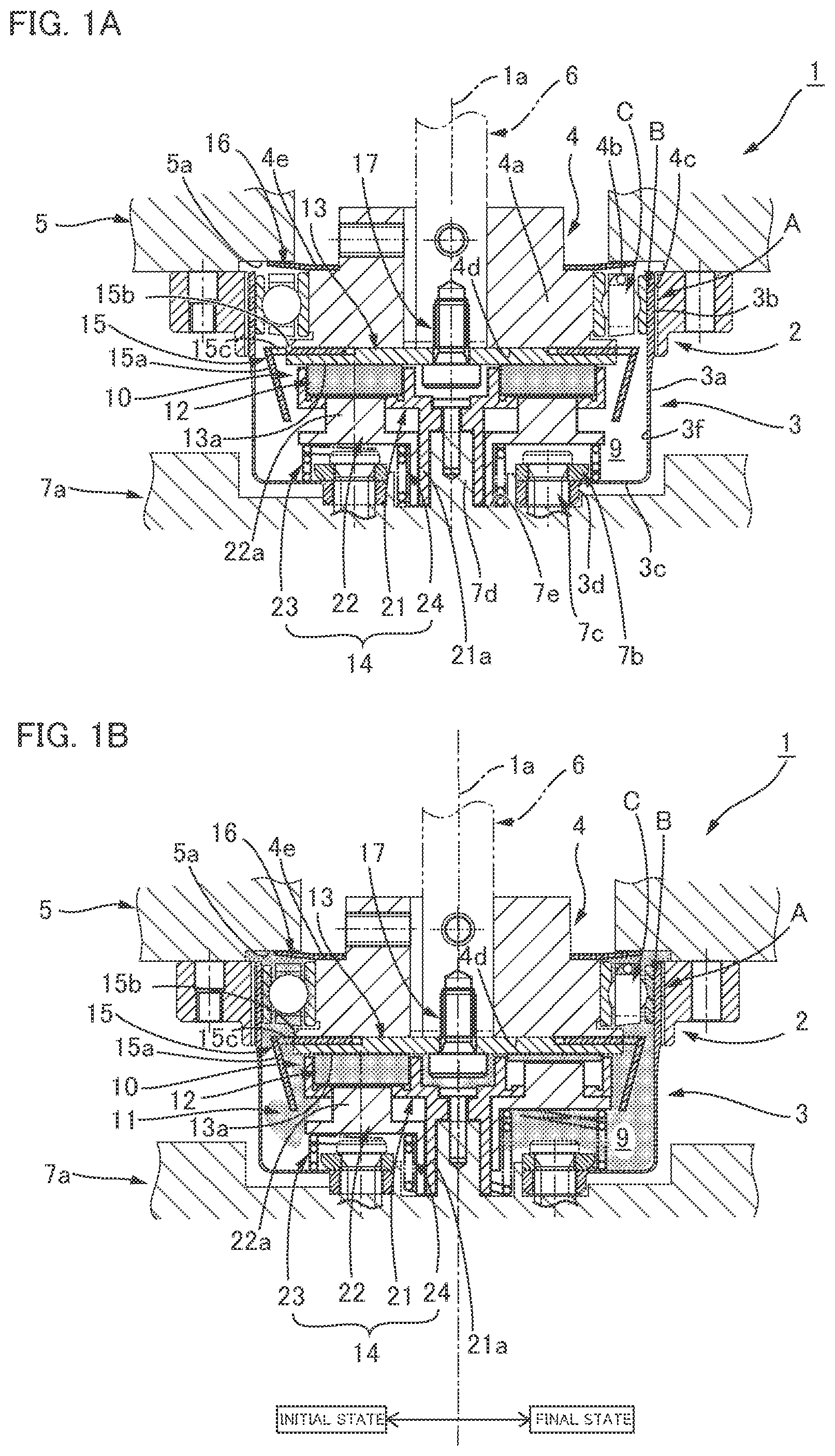 Patent US12092199 Figure 1 – Powder lubrication method of strain wave gearing
