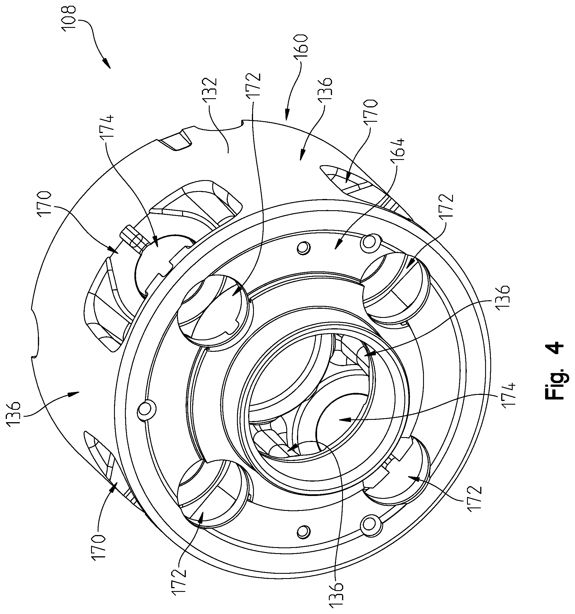 Patent US12092200 Figure 5 – Lubrication of a planetary gear system