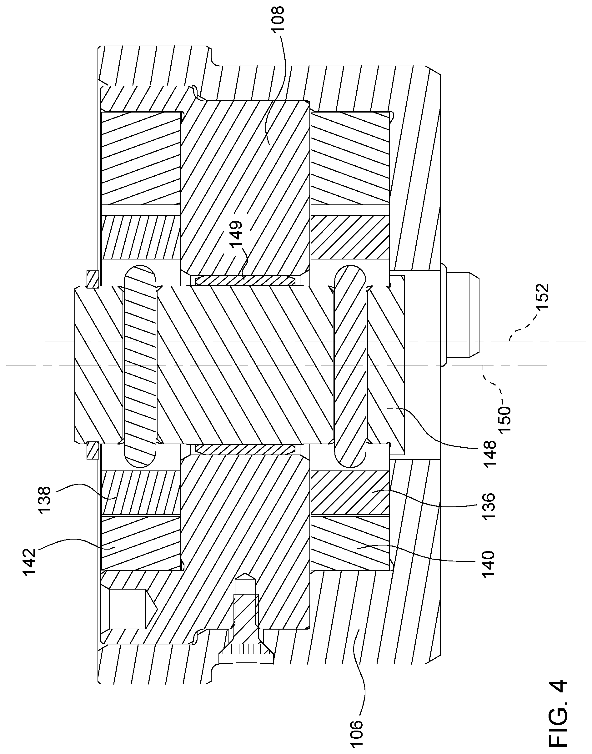 Patent US12092201 Figure 4 – Gerotor pump as for a transmission