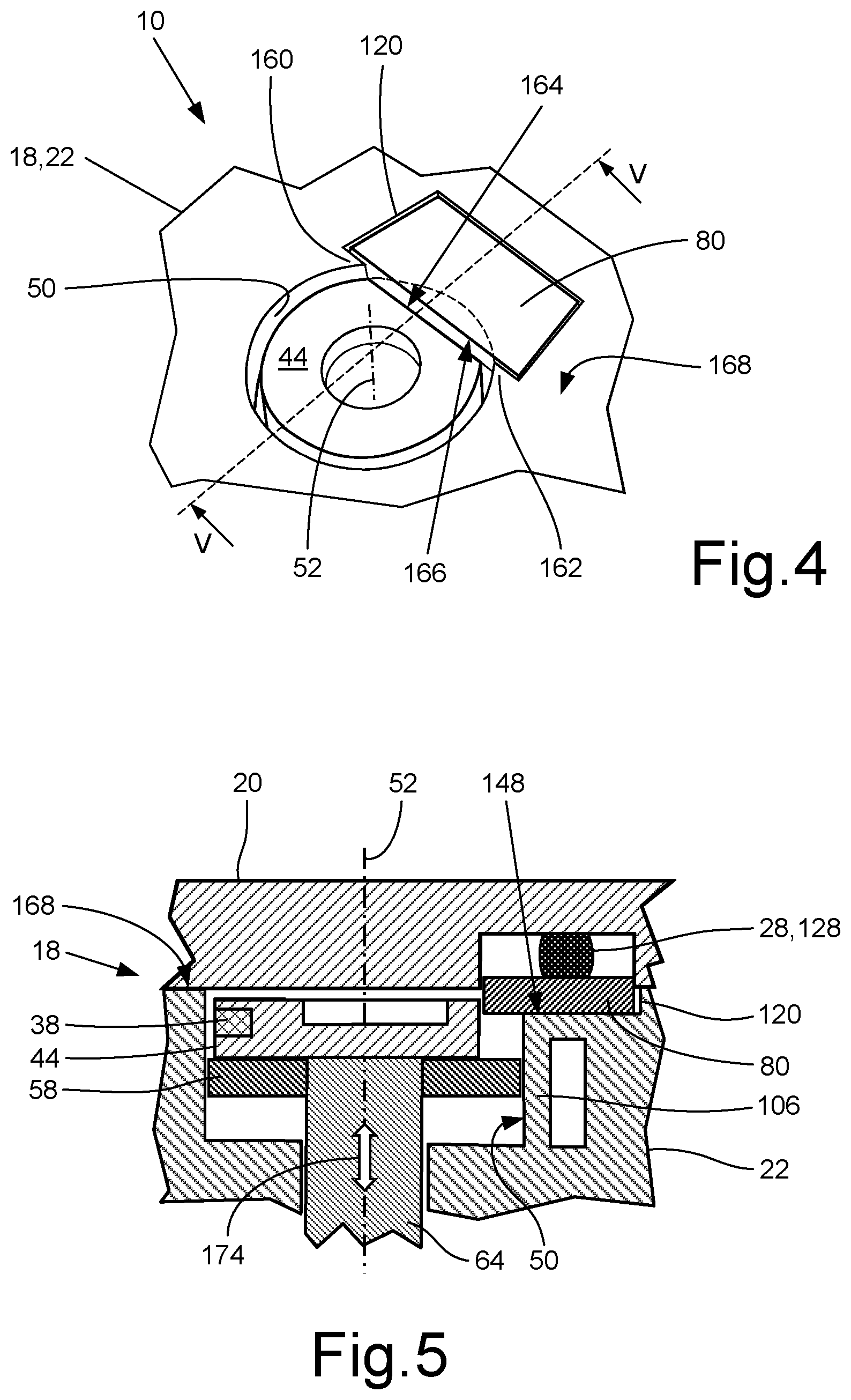 Patent US12092208 Figure 4 – Actuating device for an automated manual transmission