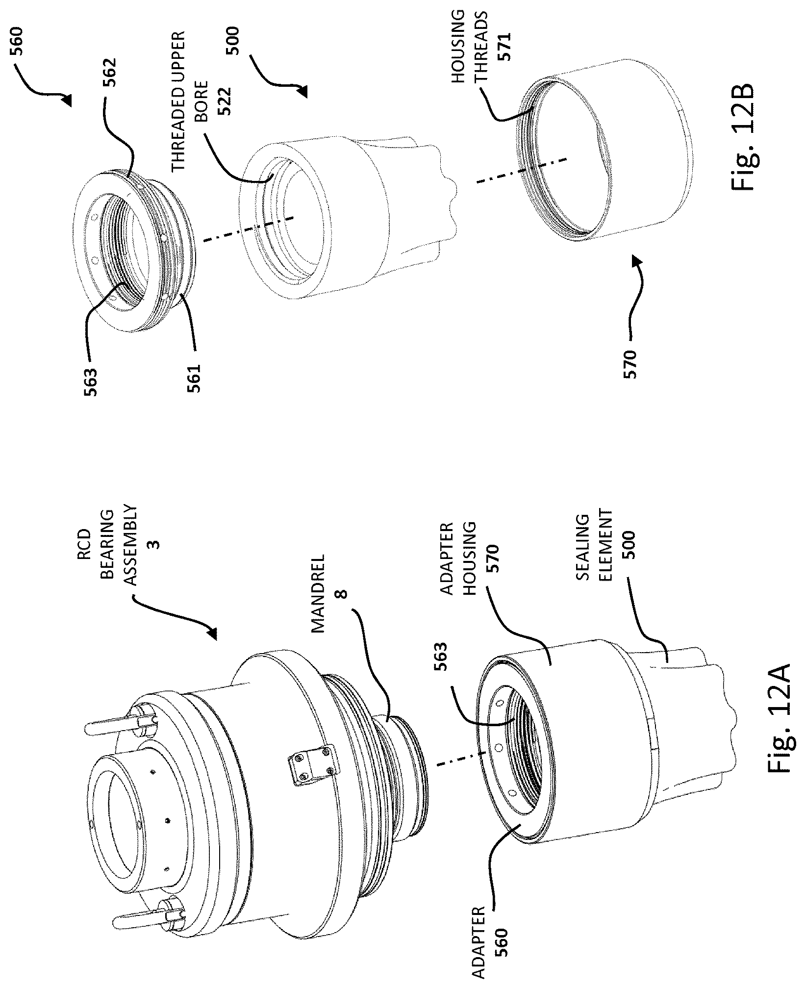 Patent US12092217 Figure 11 – Sealing element and assembly