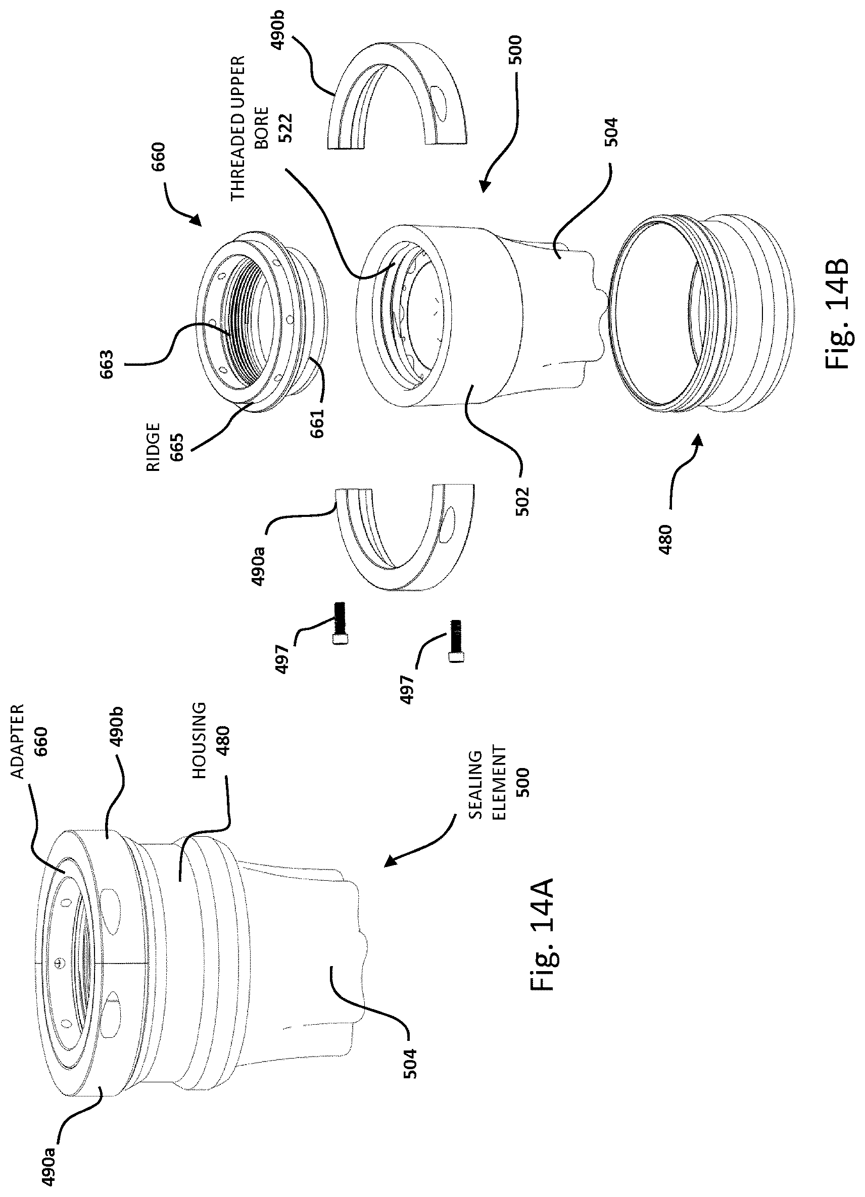 Patent US12092217 Figure 13 – Sealing element and assembly