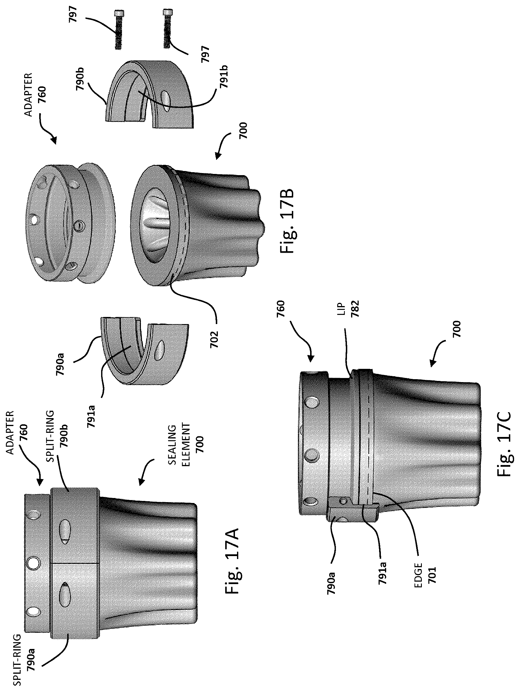 Patent US12092217 Figure 15 – Sealing element and assembly