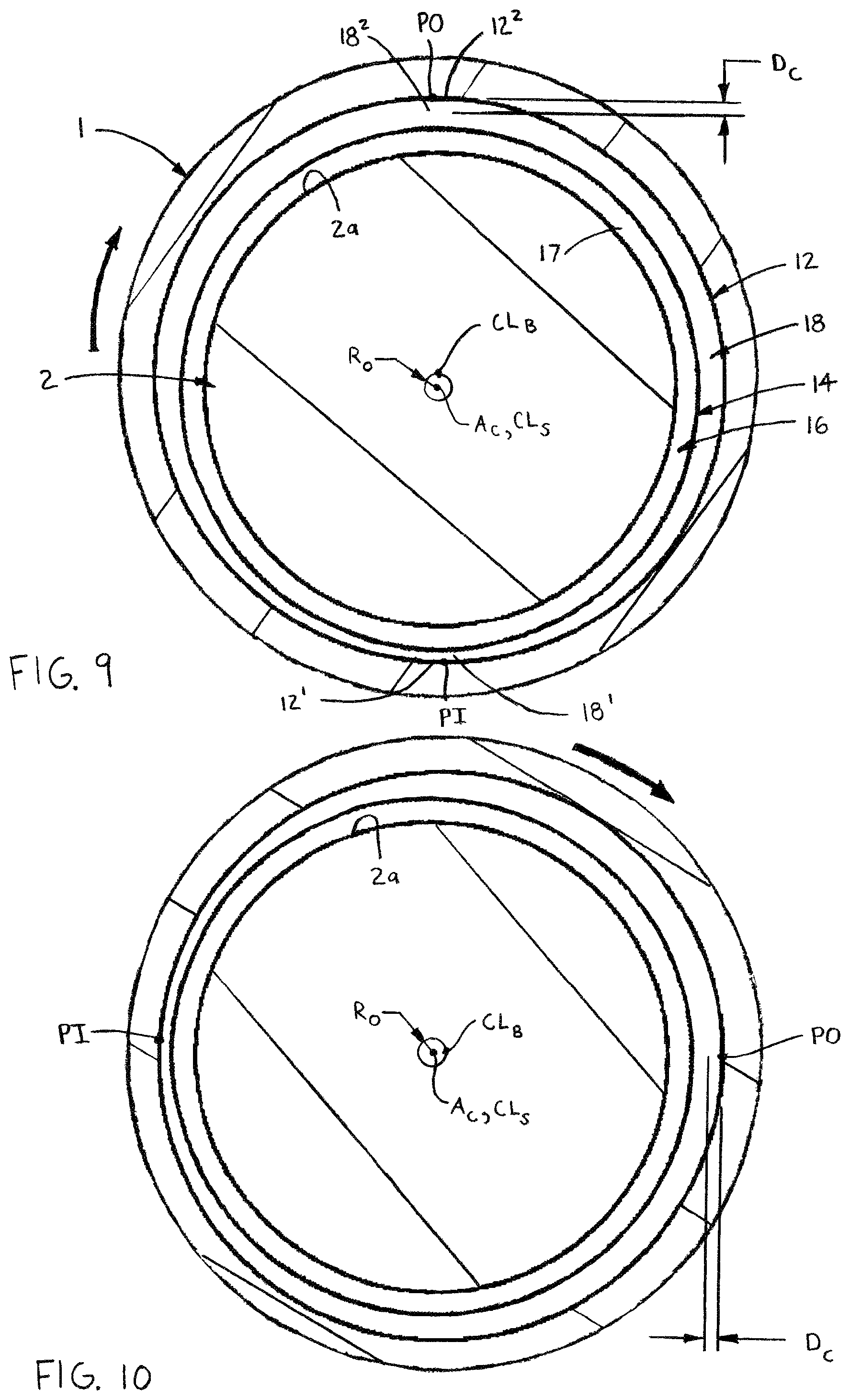 Patent US12092218 Figure 8 – Seal assembly with deflectable coupler for centering a sealing member