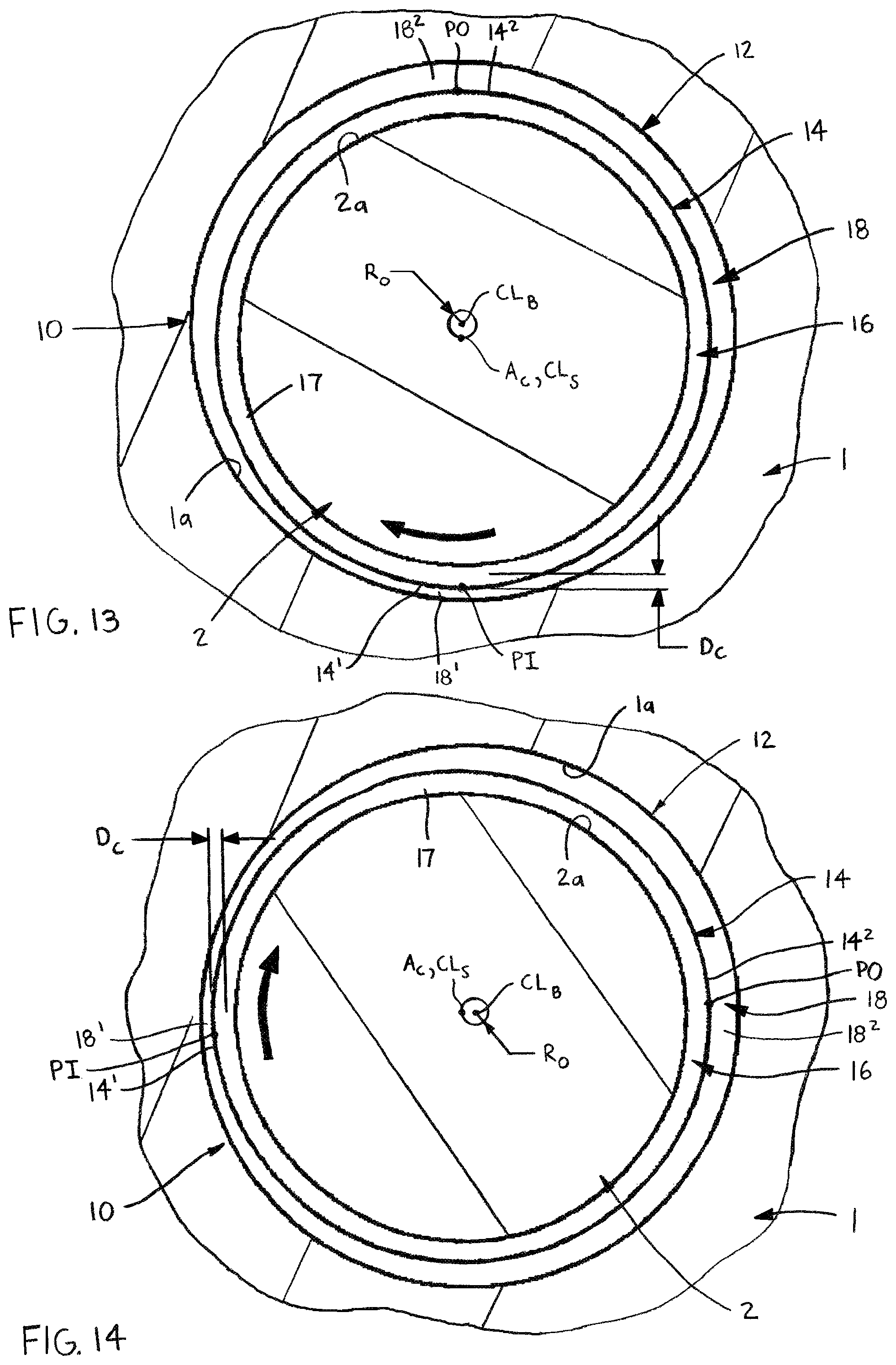 Patent US12092218 Figure 11 – Seal assembly with deflectable coupler for centering a sealing member