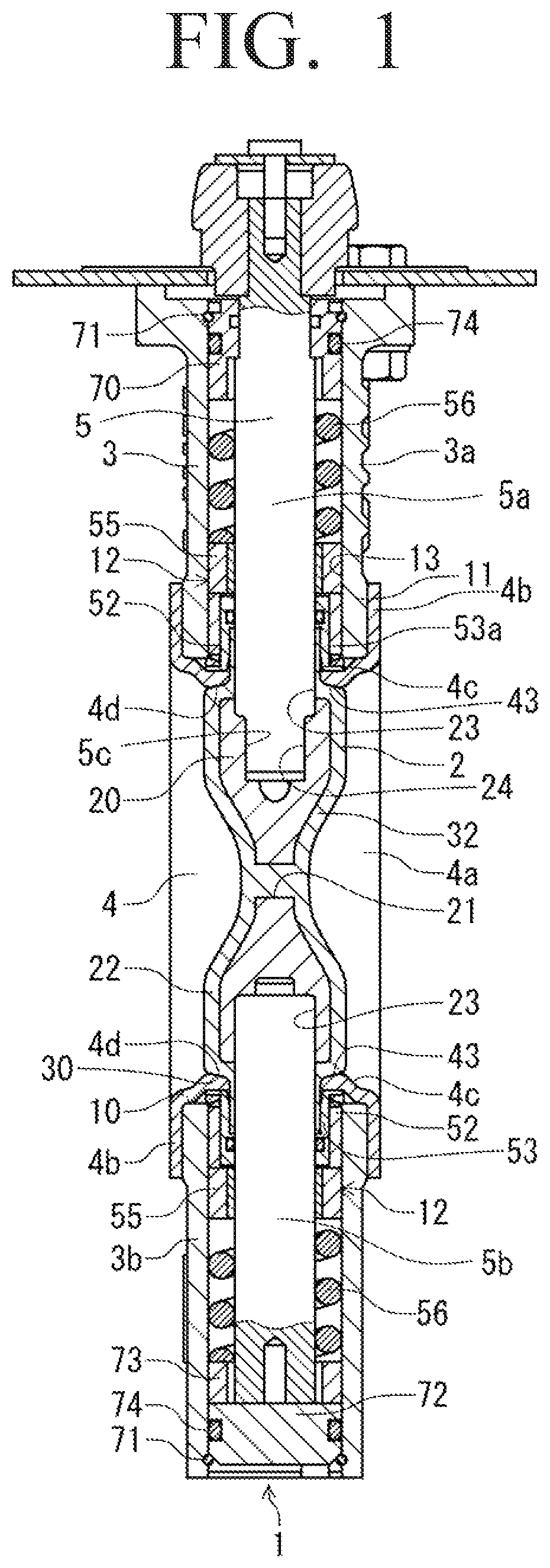 Patent US12092224 Figure 1 – Lined butterfly valve and method for manufacturing lined butterfly valve