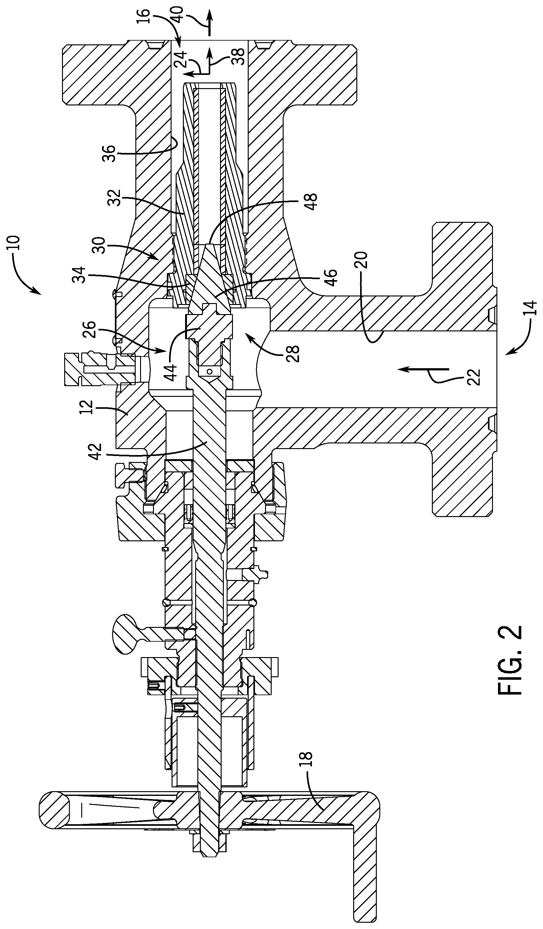 Patent US12092226 Figure 2 – Choke valve assembly