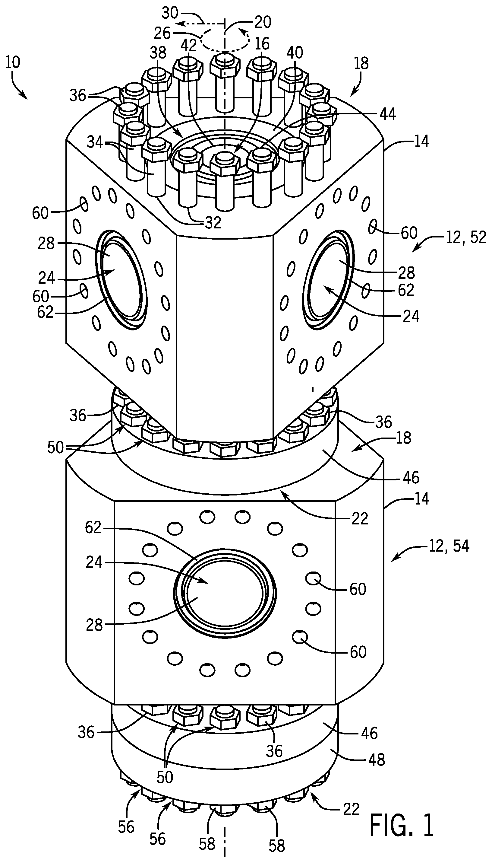 Patent US12092228 Figure 1 – Diverter valve assembly