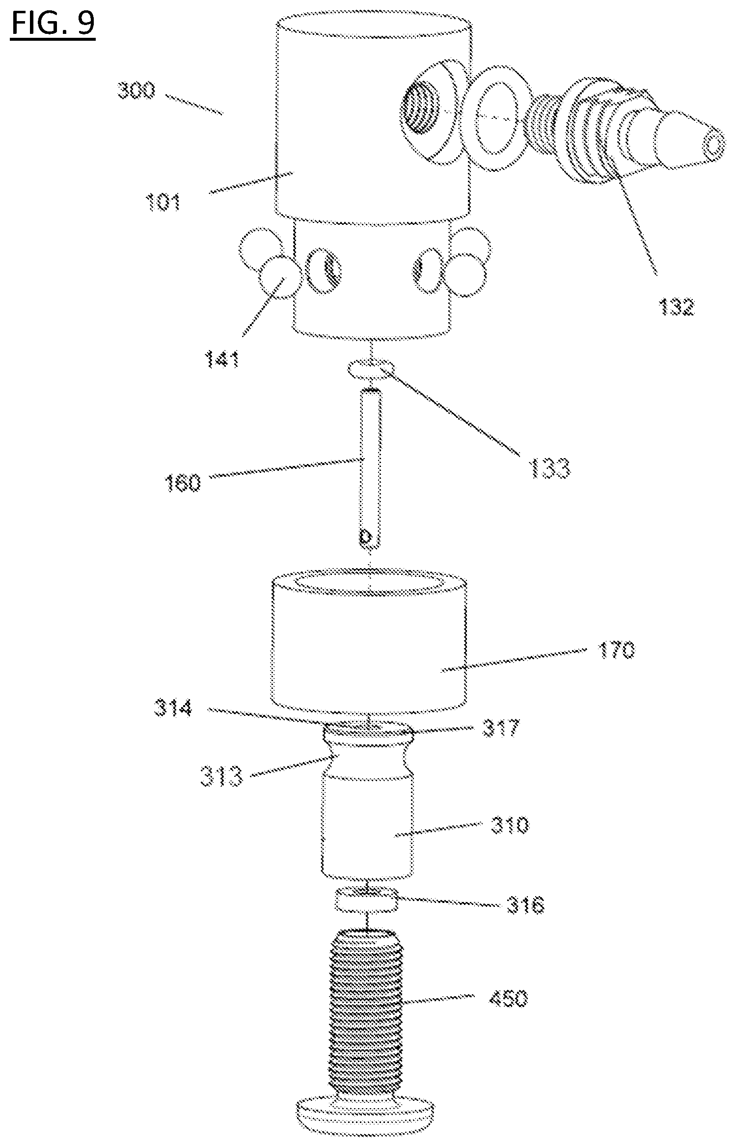 Patent US12092230 Figure 11 – Pump head for bicycle tire inner tube with pneumatic valve
