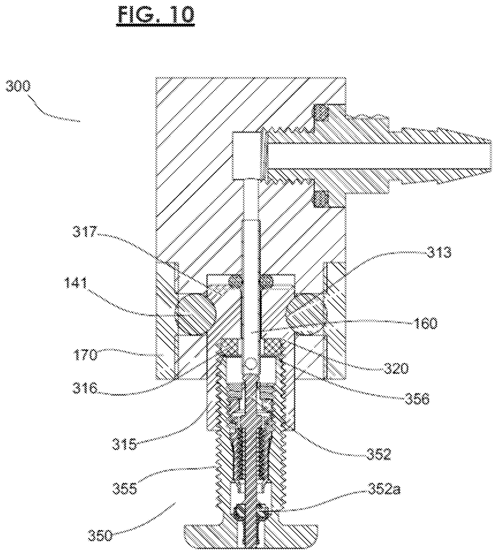 Patent US12092230 Figure 12 – Pump head for bicycle tire inner tube with pneumatic valve