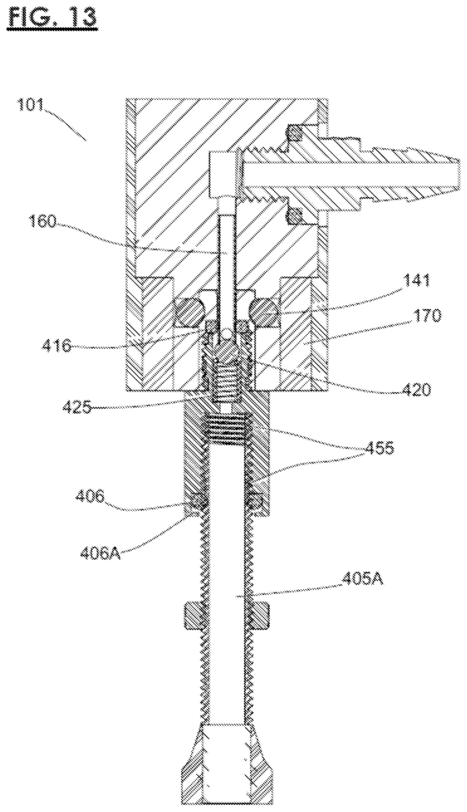 Patent US12092230 Figure 15 – Pump head for bicycle tire inner tube with pneumatic valve