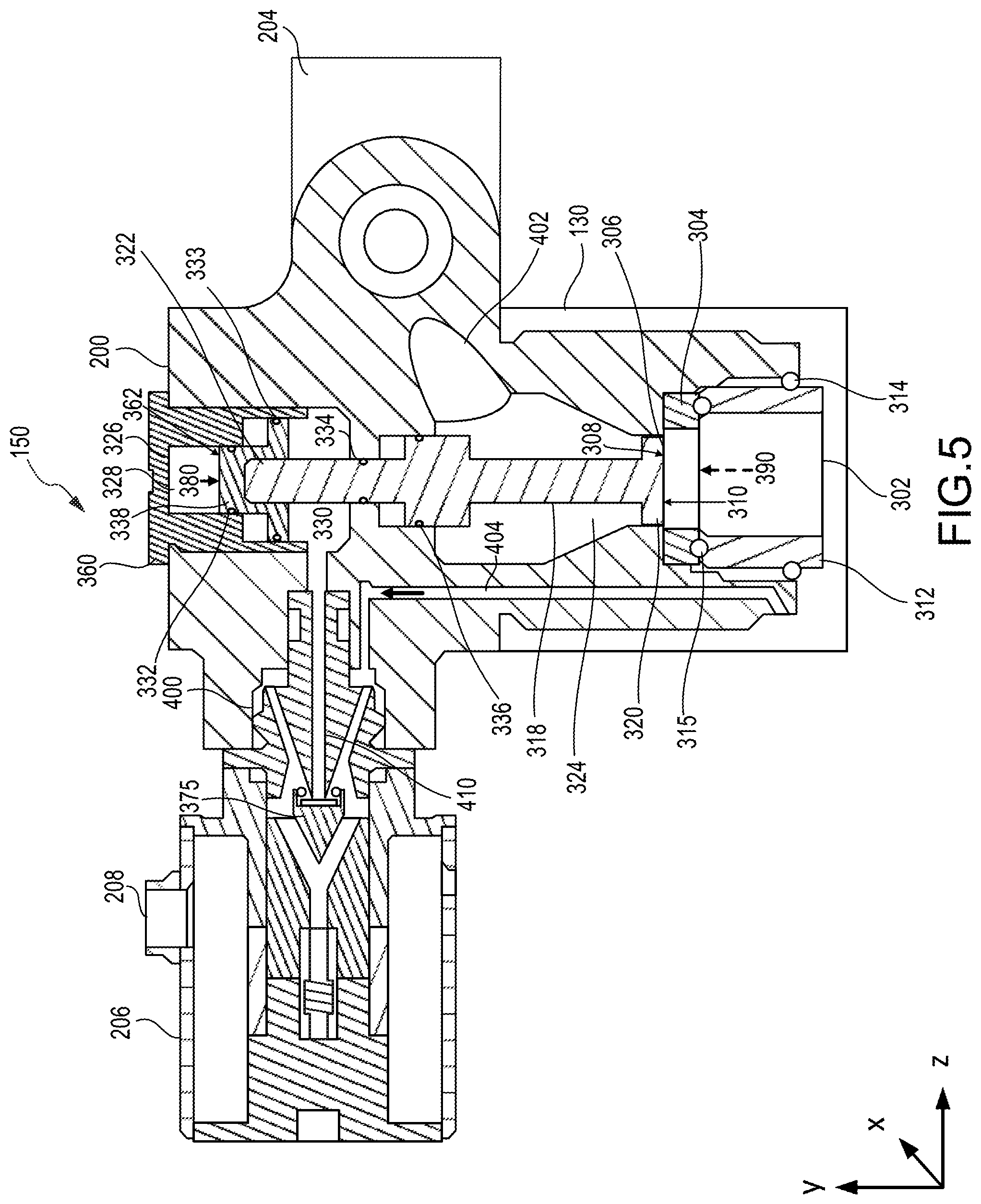 Patent US12092233 Figure 4 – Electrically operated pressure regulator with rupture disc isolation valve for inflation system